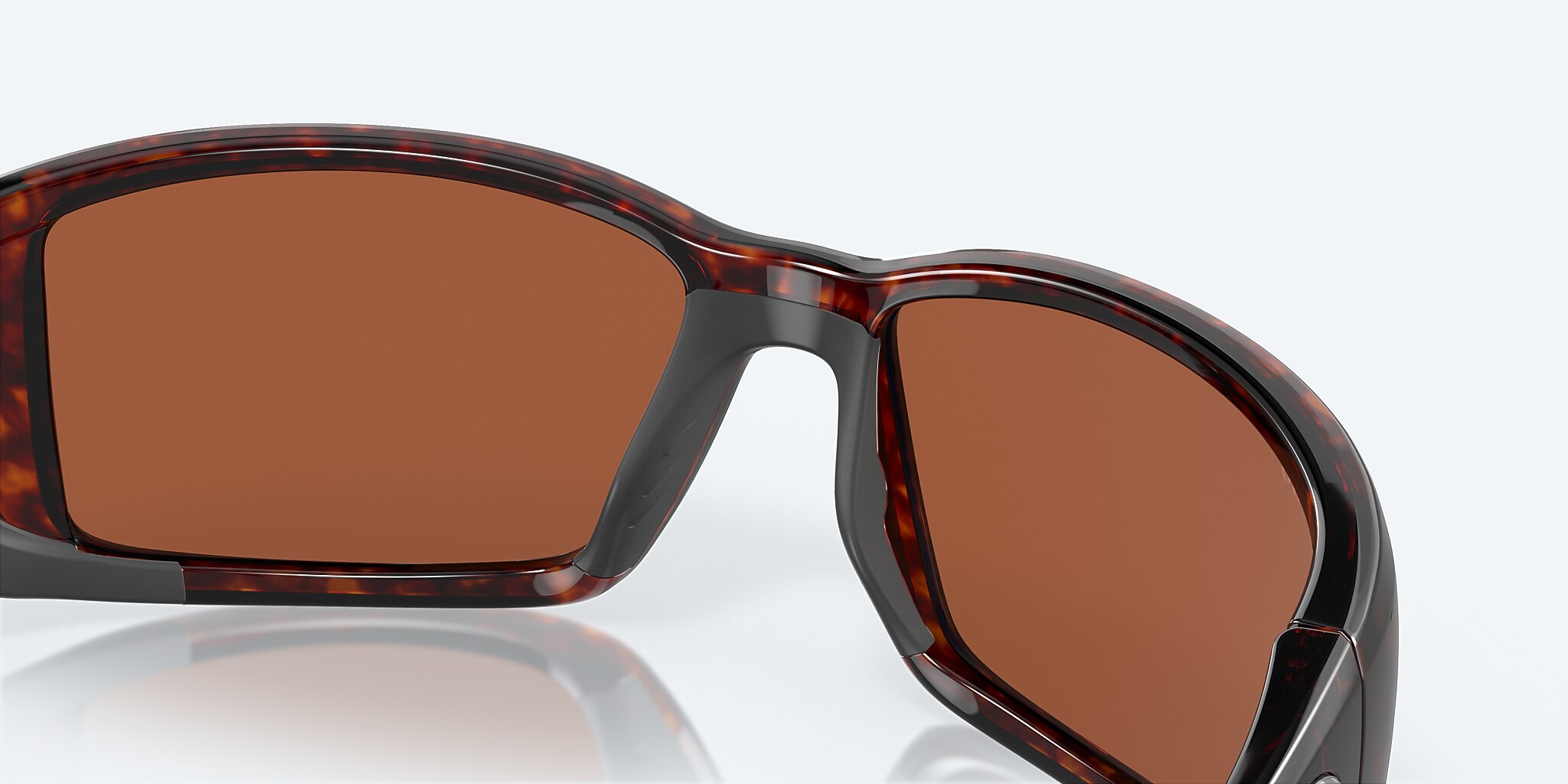 Sunglasses Costa Blackfin L (62-17) with Green Mirror lens and Tortoise frame Image 7 of 7