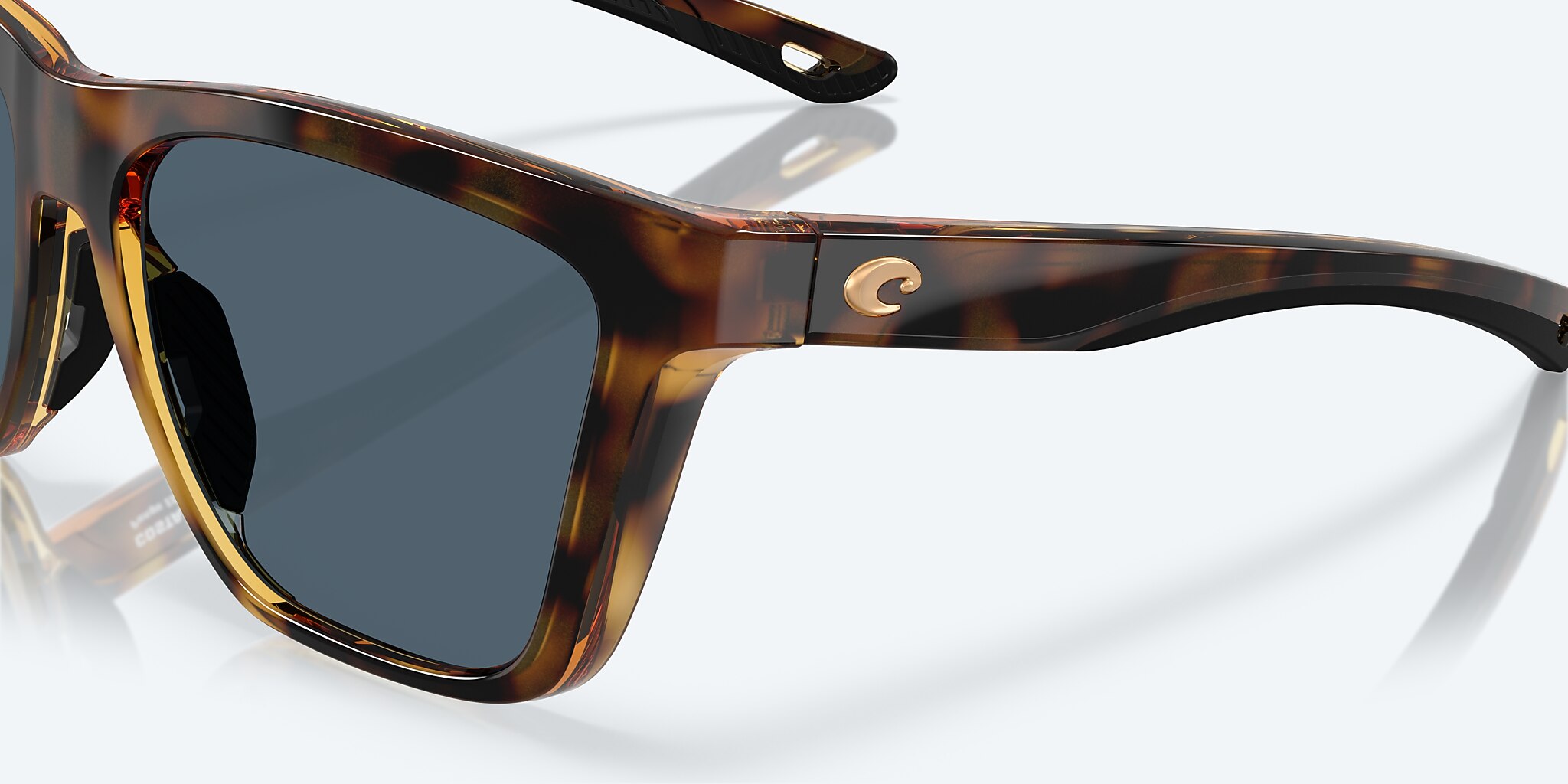 Sunglasses Costa Panga II XL (57-16) with Gray lens and Tortoise frame Image 6 of 7