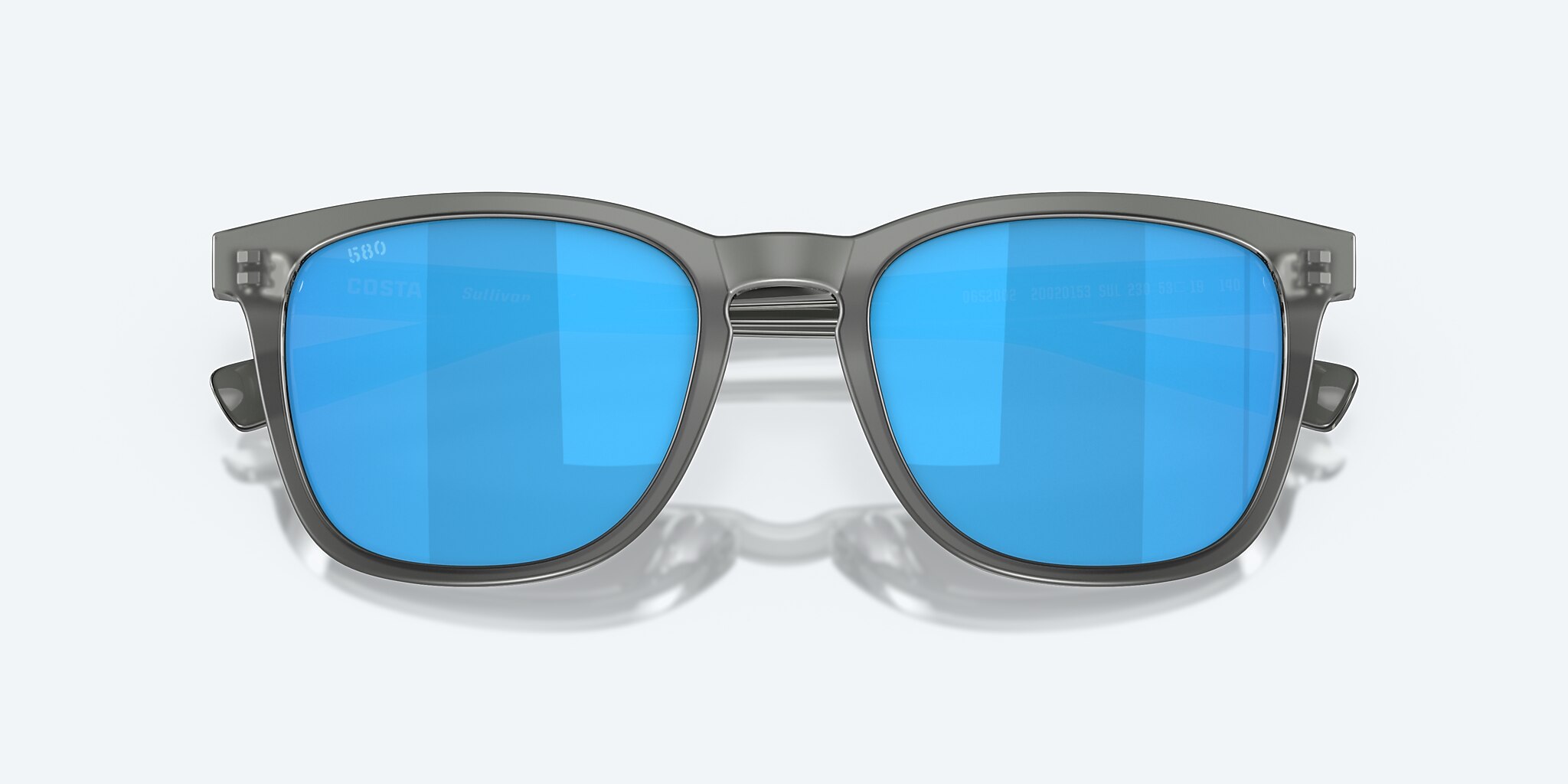 Sunglasses Costa Sullivan M (53-19) with Blue Mirror lens and Matte Gray Crystal frame Image 5 of 8