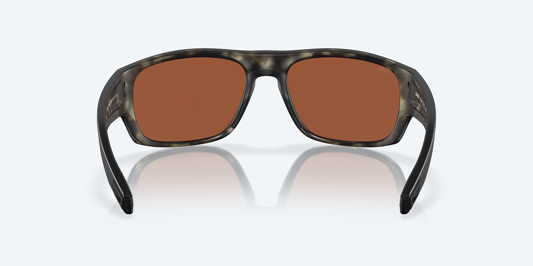 Sunglasses Costa Tico XL (60-17) with Green Mirror lens and Matte Wetlands frame Image 4 of 7