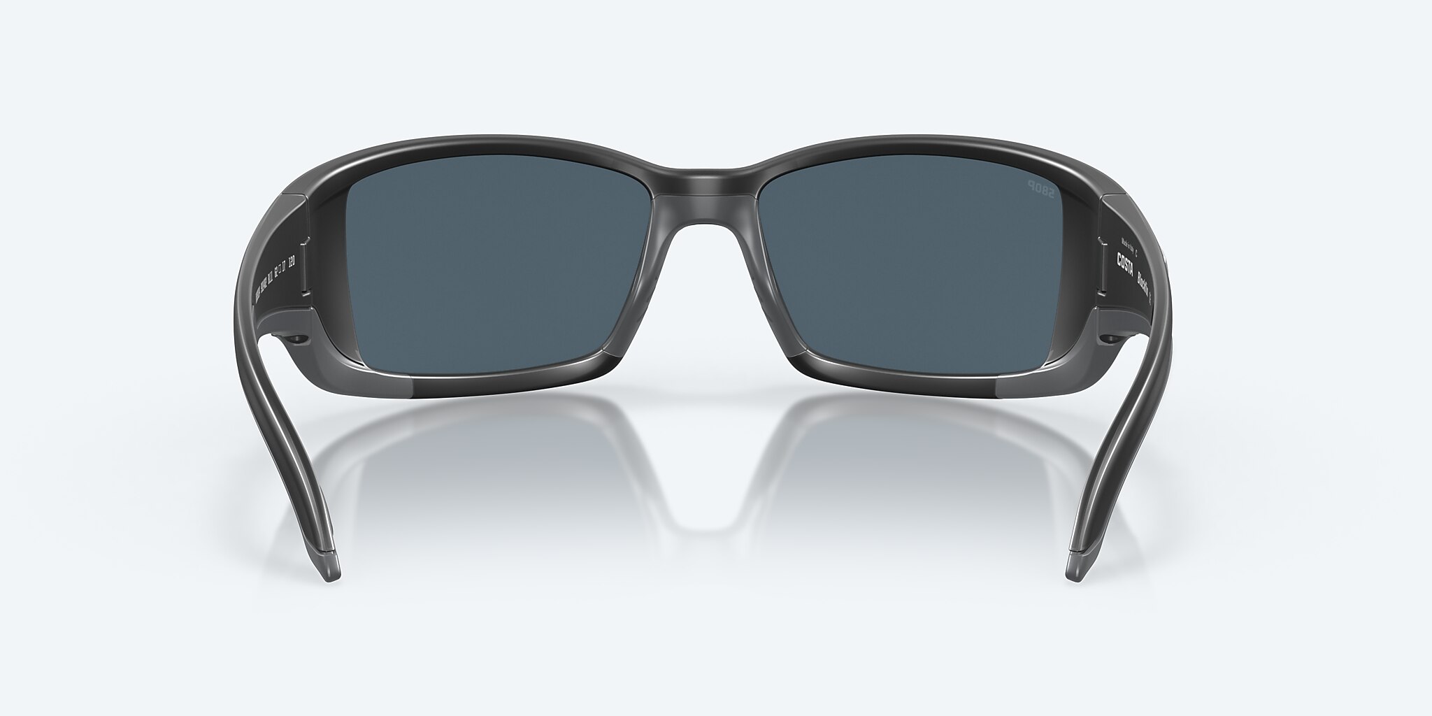 Lunettes de soleil Costa Blackfin L (62-17) avec Gris verre et Noir mat monture Image 4 de 7