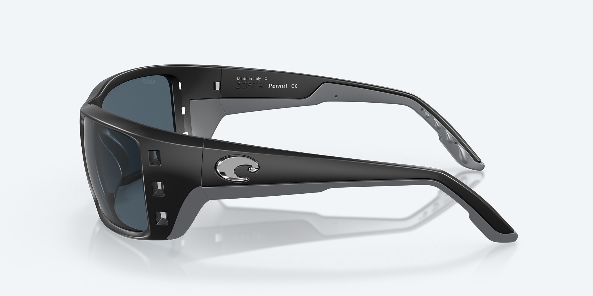 Lentes de Sol Costa Permit XL (63-16) con Gris lente y Negro Mate montura Imagen 3 de 7