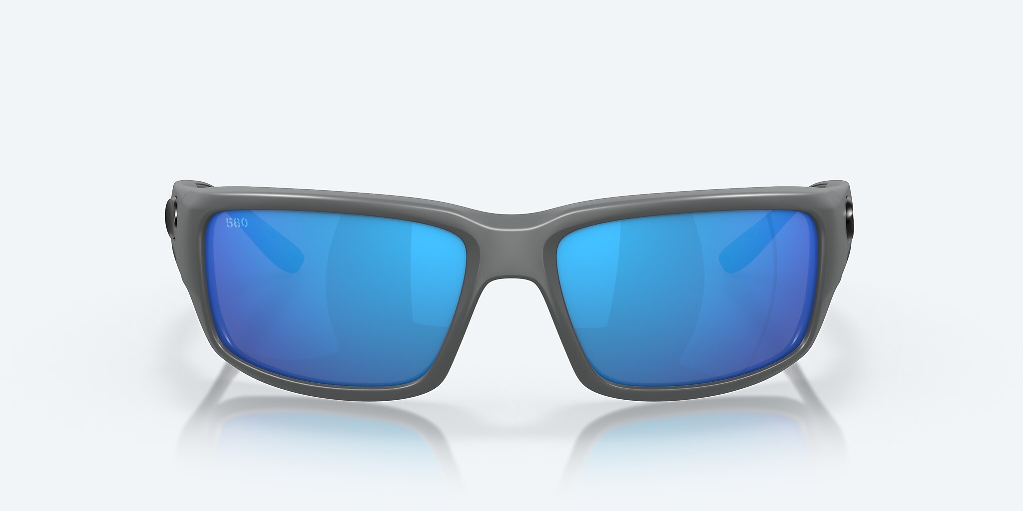Sunglasses Costa Fantail M (59-14) with Blue Mirror lens and Matte Gray frame Image 2 of 7