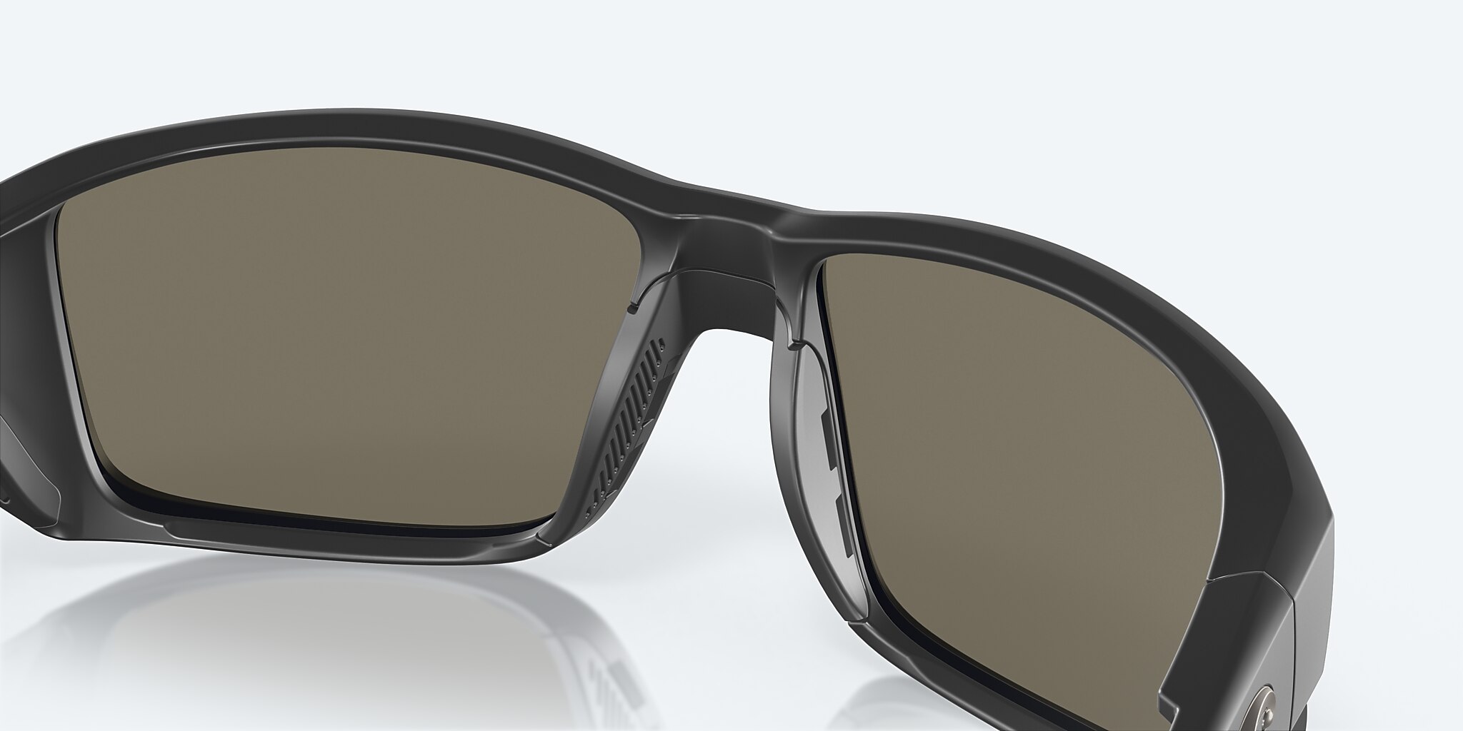Sunglasses Costa Tuna Alley PRO L (60-16) with Blue Mirror lens and Matte Black frame Image 7 of 7