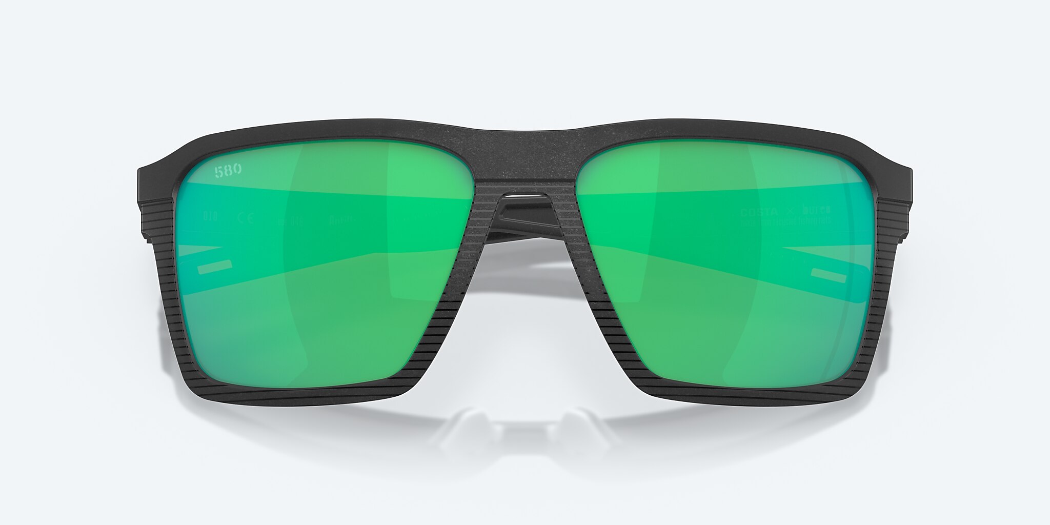 Lentes de Sol Costa Antille L (58-17) con Verde Espejado lente y Negro Red montura Imagen 5 de 8