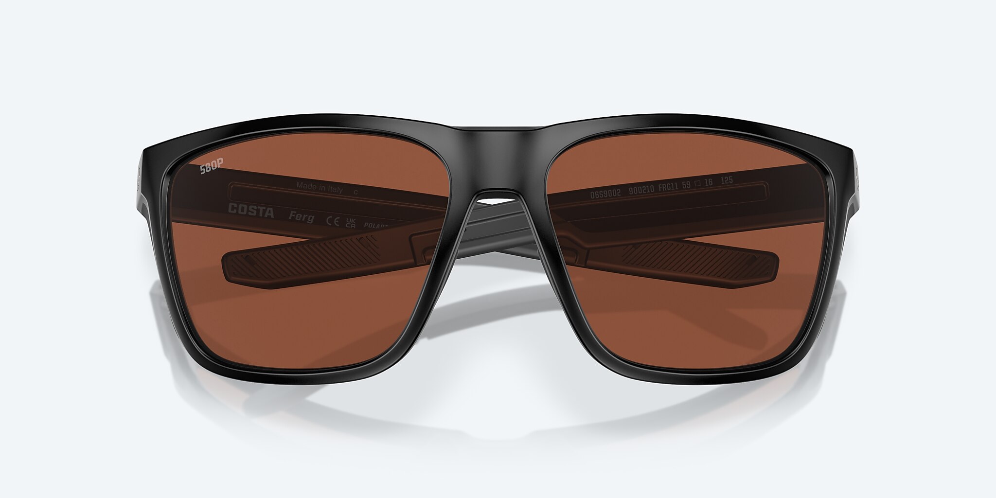 Sunglasses Costa Ferg L (59-16) with Copper lens and Matte Black frame Image 5 of 7