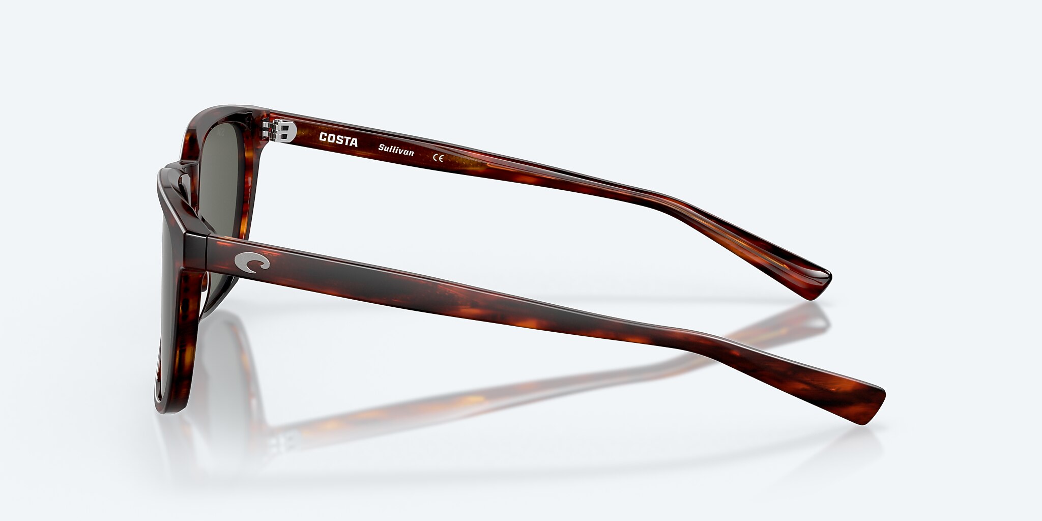 Sunglasses Costa Sullivan M (53-19) with Gray lens and Matte Tortoise frame Image 3 of 8