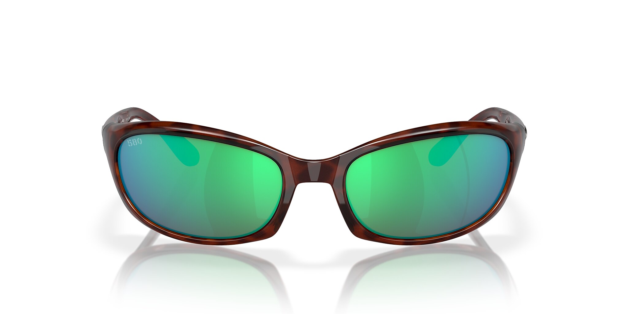 Costa Harpoon S (61-18) with Green Mirror lenses and Tortoise