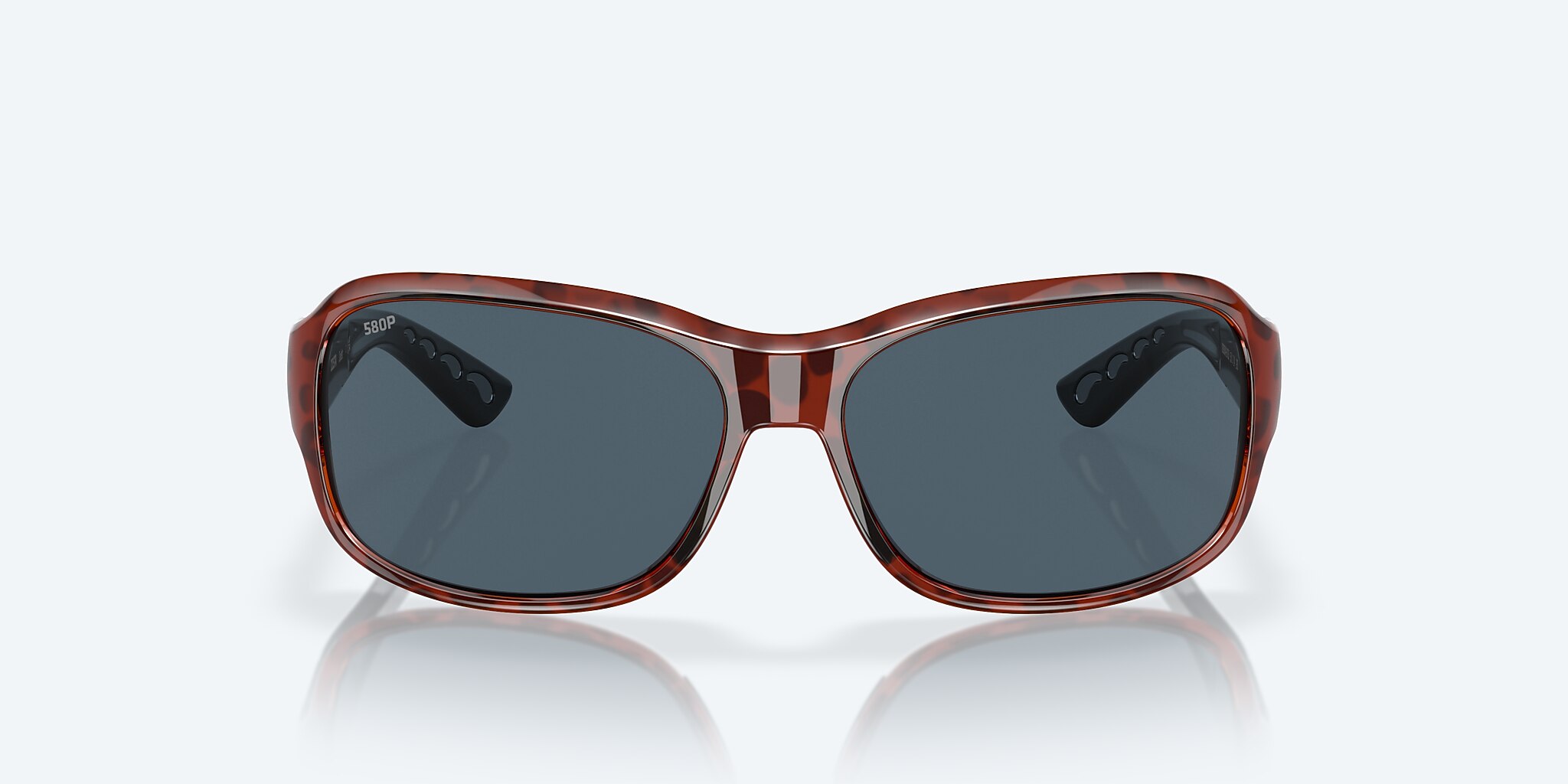 Sunglasses Costa Inlet S (58-14) with Gray lens and Retro Tortoise frame Image 2 of 7