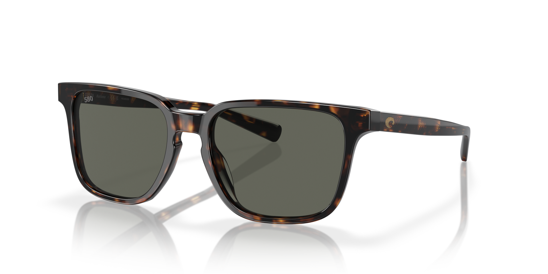 サイカス カナリス Costa Kailano S (53-17) with Gray lenses and Tortoise frame