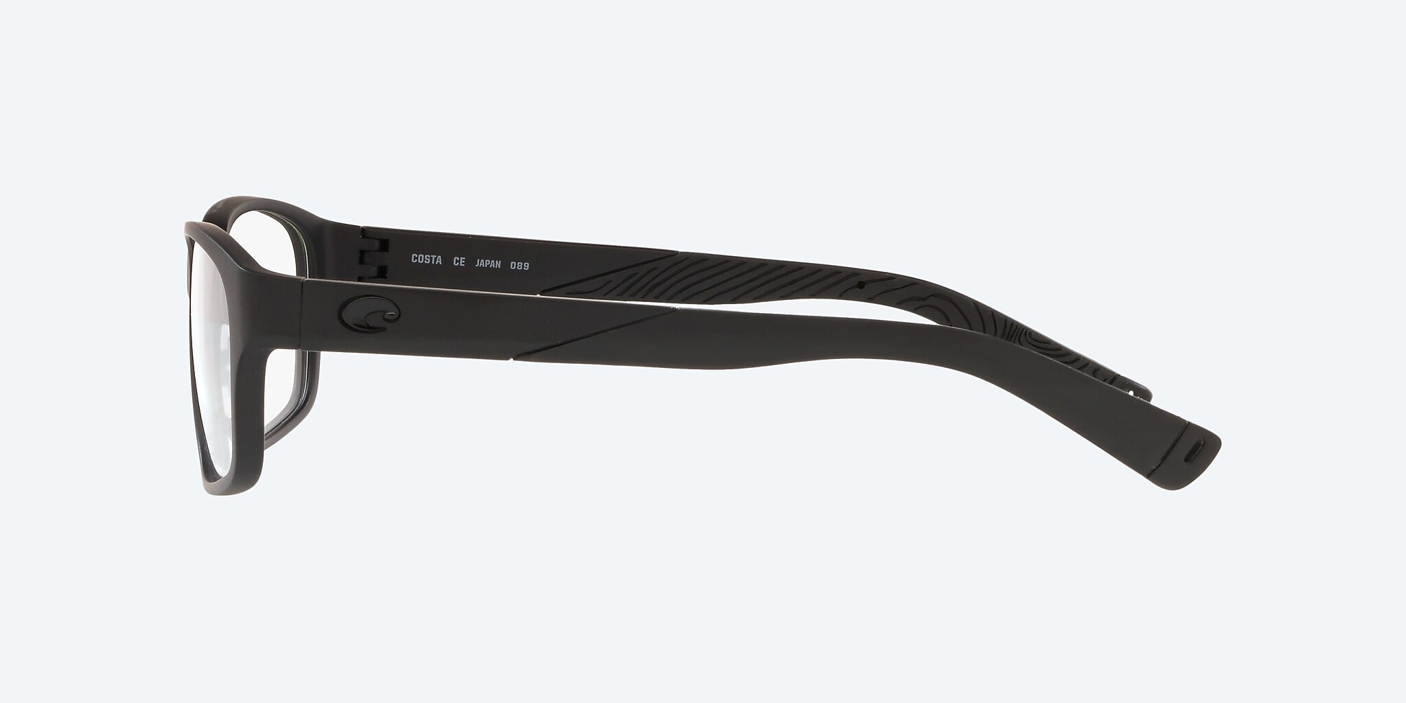 Eyeglasses Costa Ocean Ridge 320 XL (58-17) with Demo Lens lens and Blackout frame Image 3 of 4