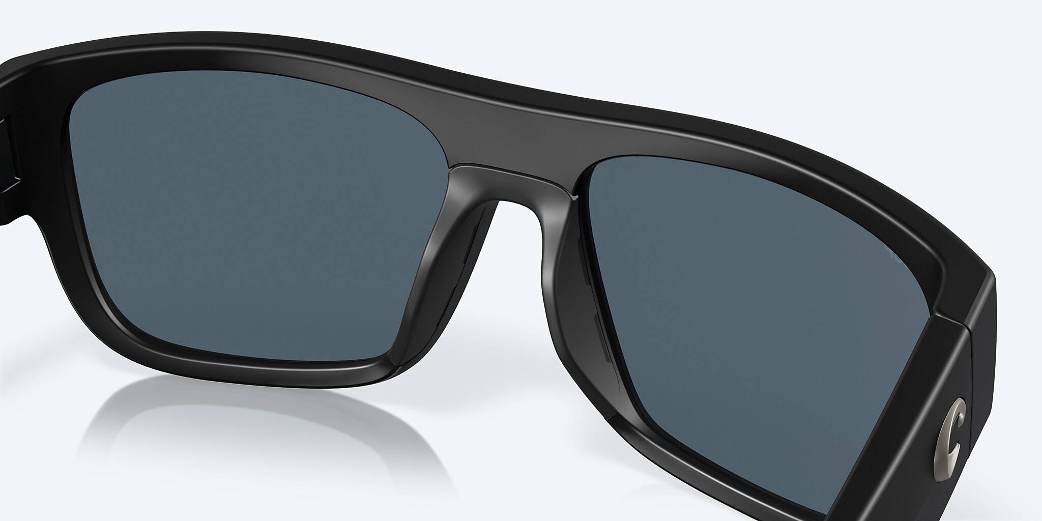 Lunettes de soleil Costa Sampan XL (58-17) avec Gris verre et Noir mat monture Image 7 de 7