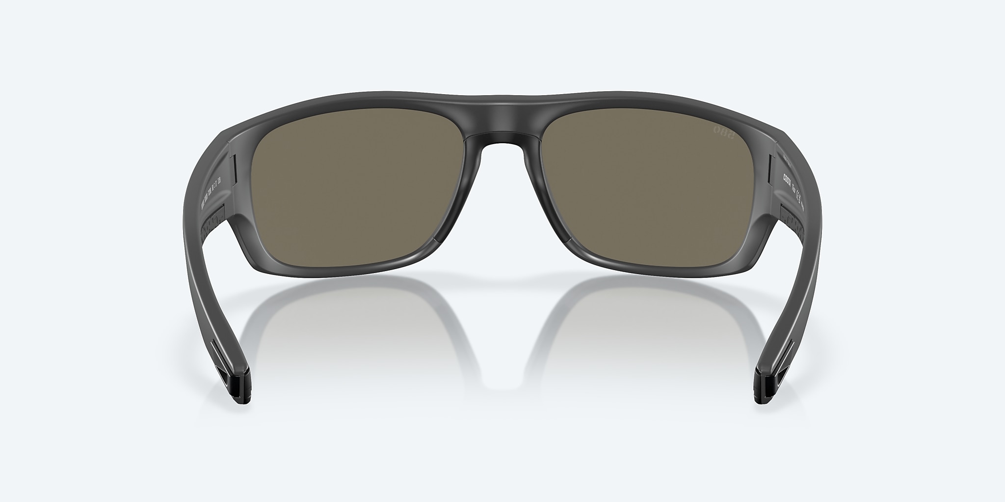 Sunglasses Costa Tico XL (60-17) with Blue Mirror lens and Matte Gray frame Image 4 of 7