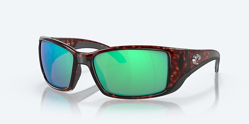 Sunglasses Costa Blackfin L (62-17) with Green Mirror lens and Tortoise frame Image 1 of 7