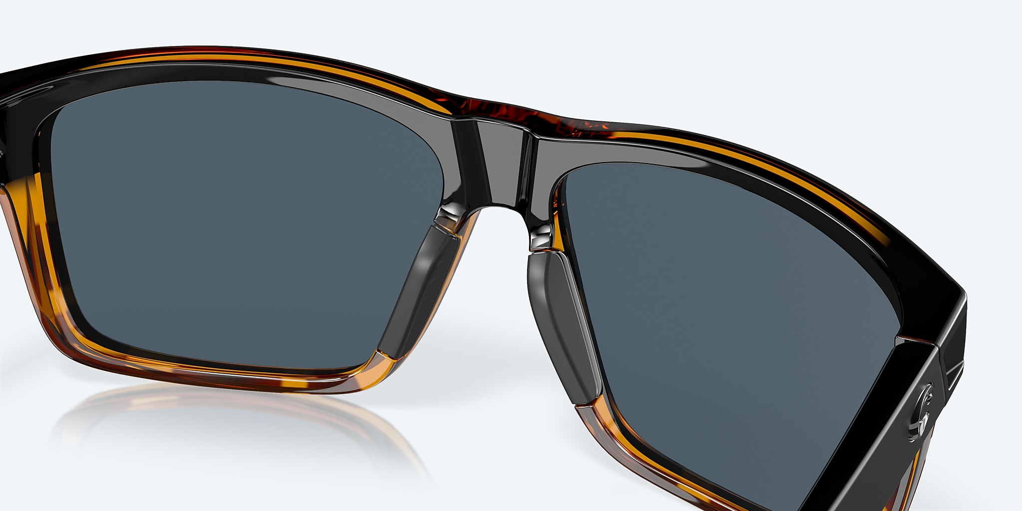 Sunglasses Costa Slack Tide XL (60-15) with Gray lens and Black/Shiny Tortoise frame Image 7 of 7
