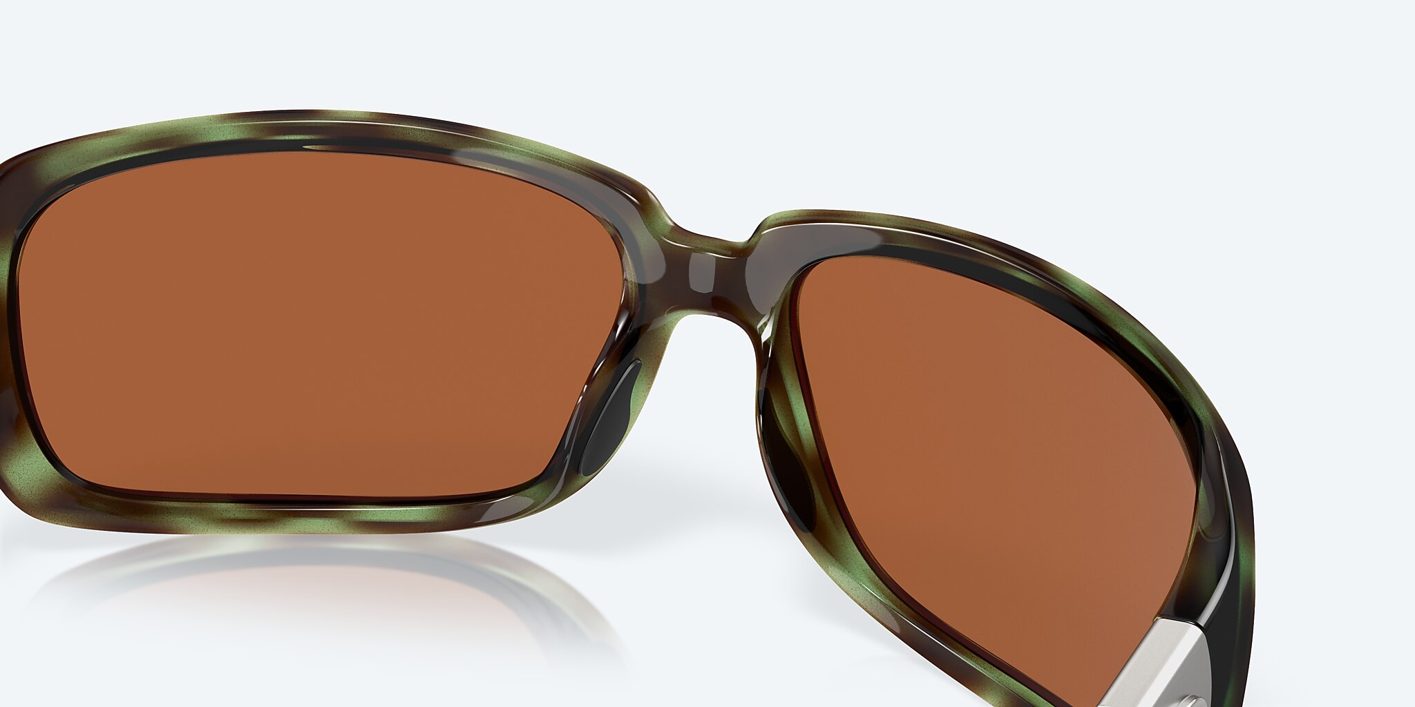 Sunglasses Costa Isabela M (64-16) with Green Mirror lens and Shiny Seagrass frame Image 7 of 7