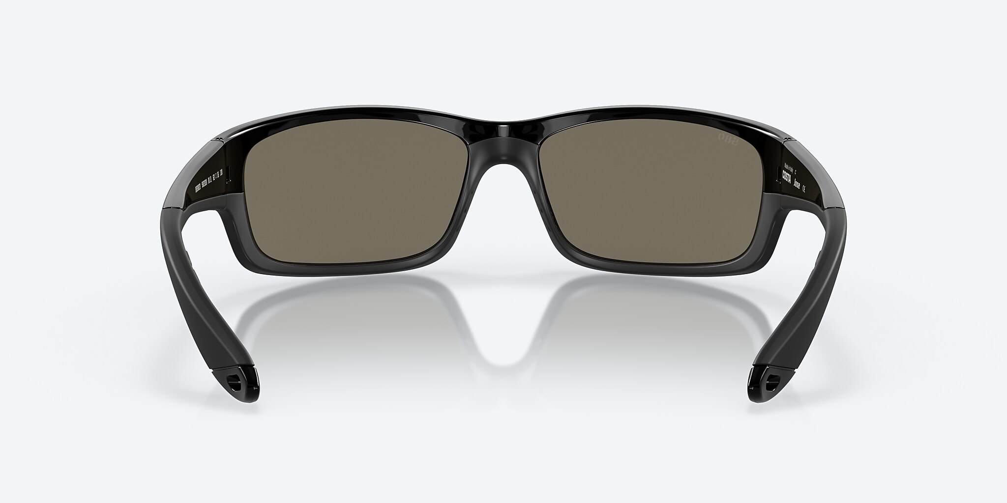 Sunglasses Costa Jose L (62-16) with Blue Mirror lens and Shiny Black frame Image 4 of 8