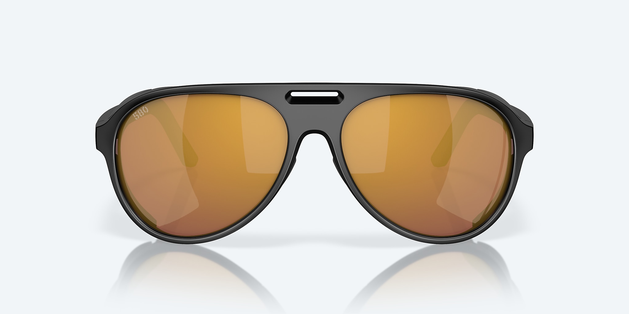 Sunglasses Costa King Tide 8 L (60-18) with Blue Mirror lens and Black Pearl frame Image 2 of 7