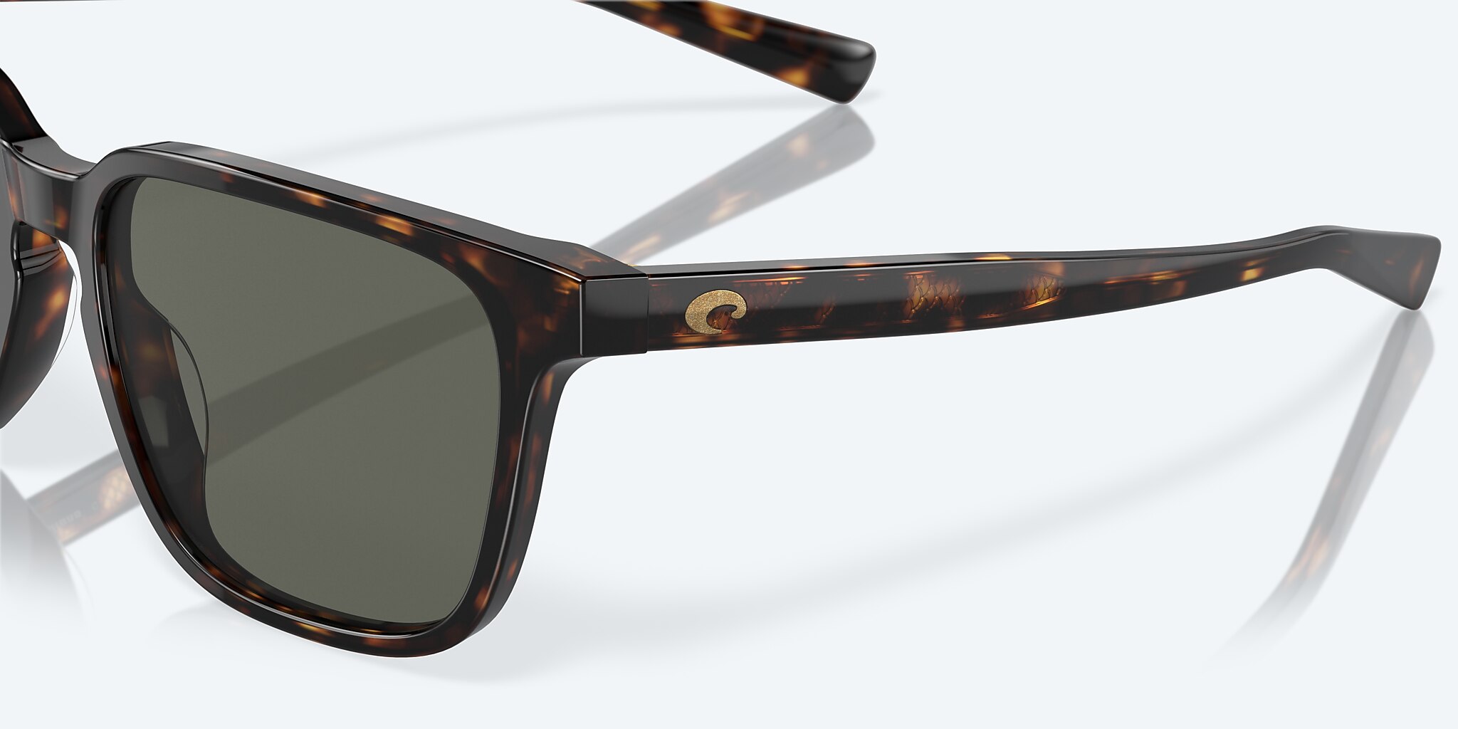 Sunglasses Costa Kailano S (53-17) with Gray lens and Tortoise frame Image 6 of 7