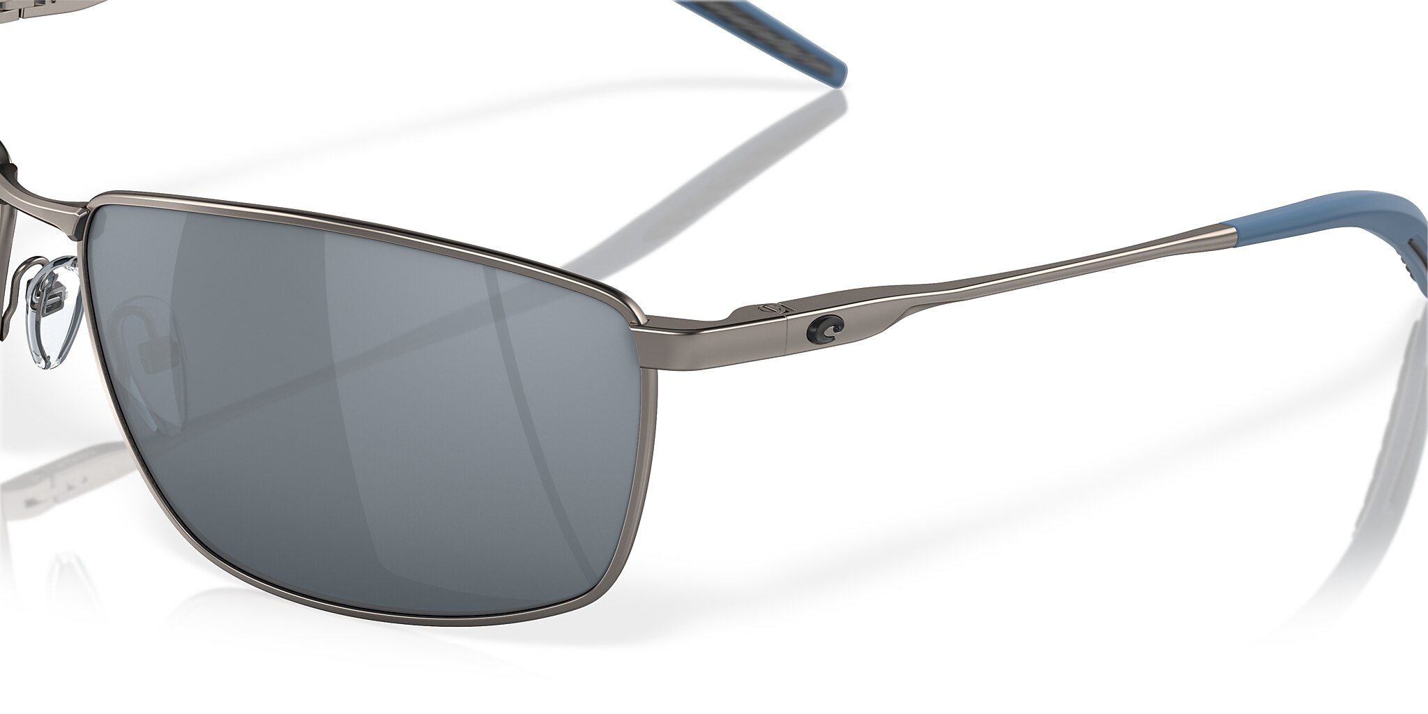 Costa Turret L (63-15) with Gray Silver Mirror lenses and Matte