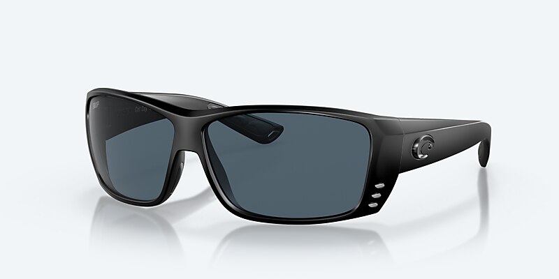 Sunglasses Costa Cat Cay M (61-10) with Gray lens and Blackout frame Image 1 of 7
