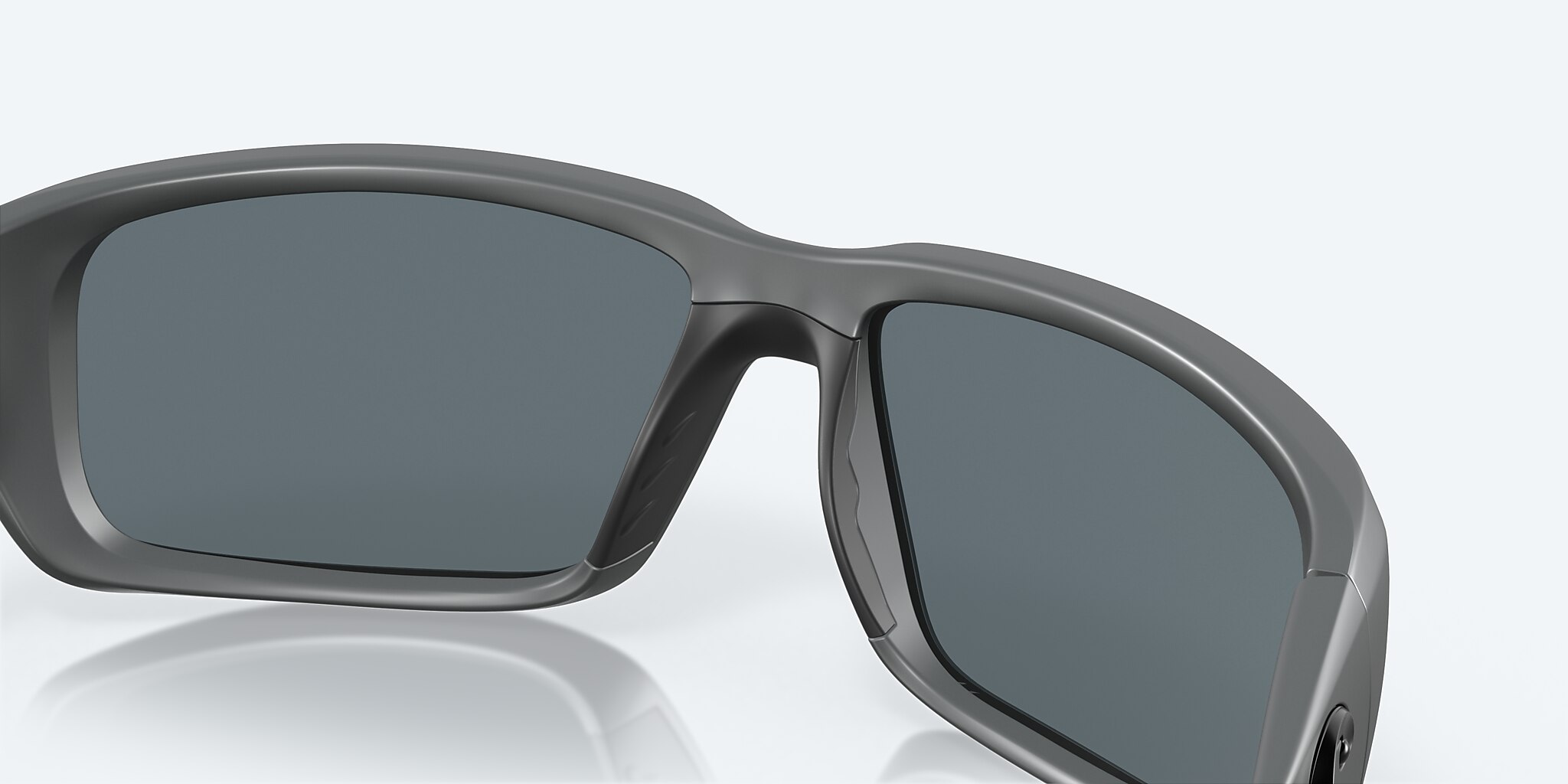 Sunglasses Costa Fantail M (59-14) with Blue Mirror lens and Matte Gray frame Image 7 of 7