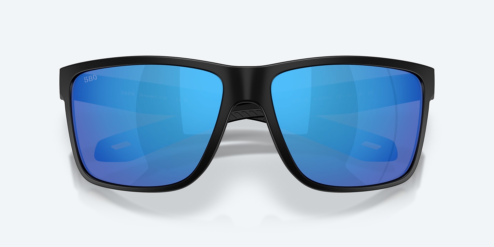 Sunglasses Costa Broadbill II XL XXL (62-15) with Blue Mirror lens and Americas 250th Tuna Flag frame Image 7 of 10