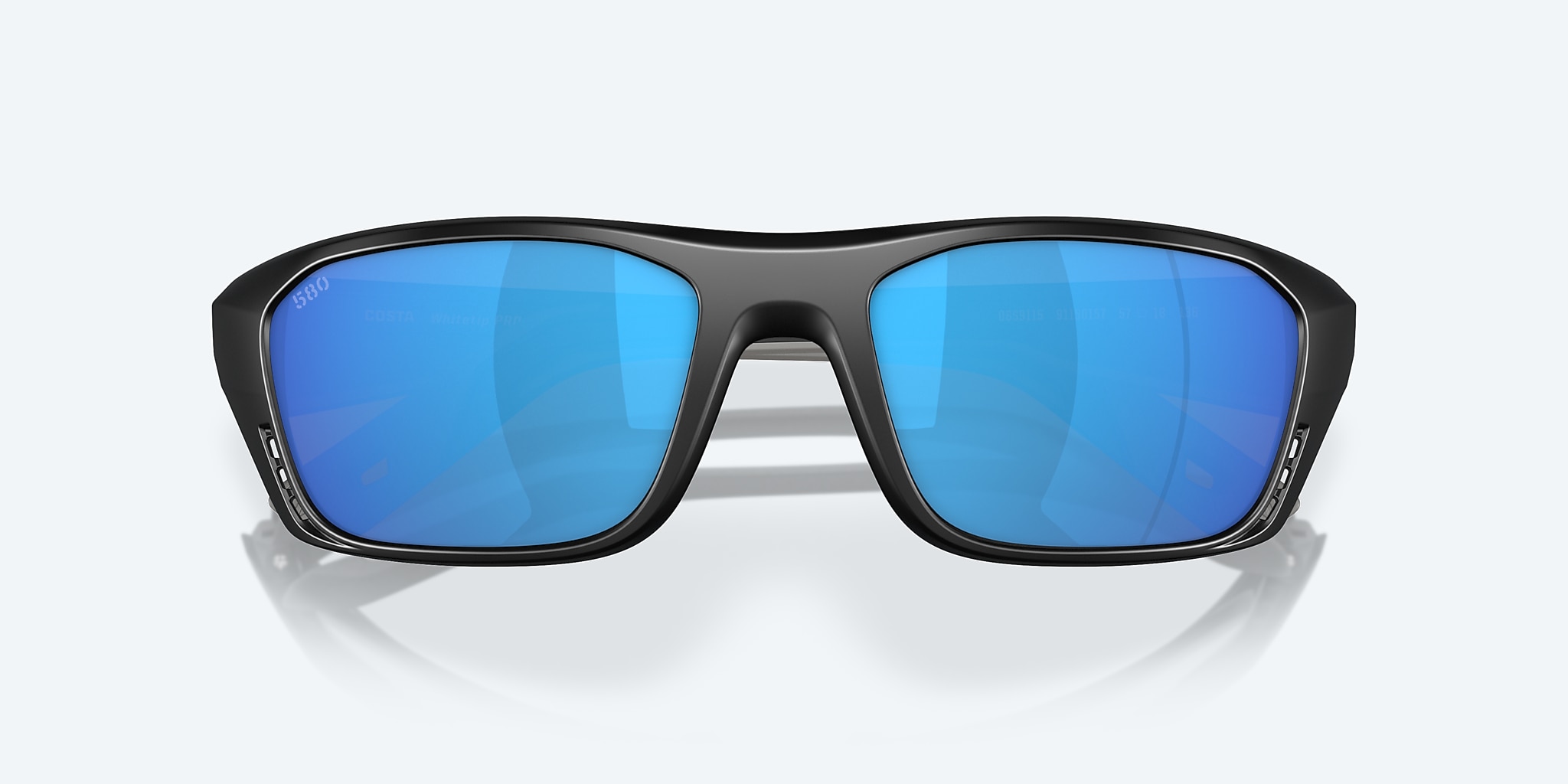 Sunglasses Costa Whitetip PRO M (57-18) with Blue Mirror lens and Matte Black frame Image 5 of 7