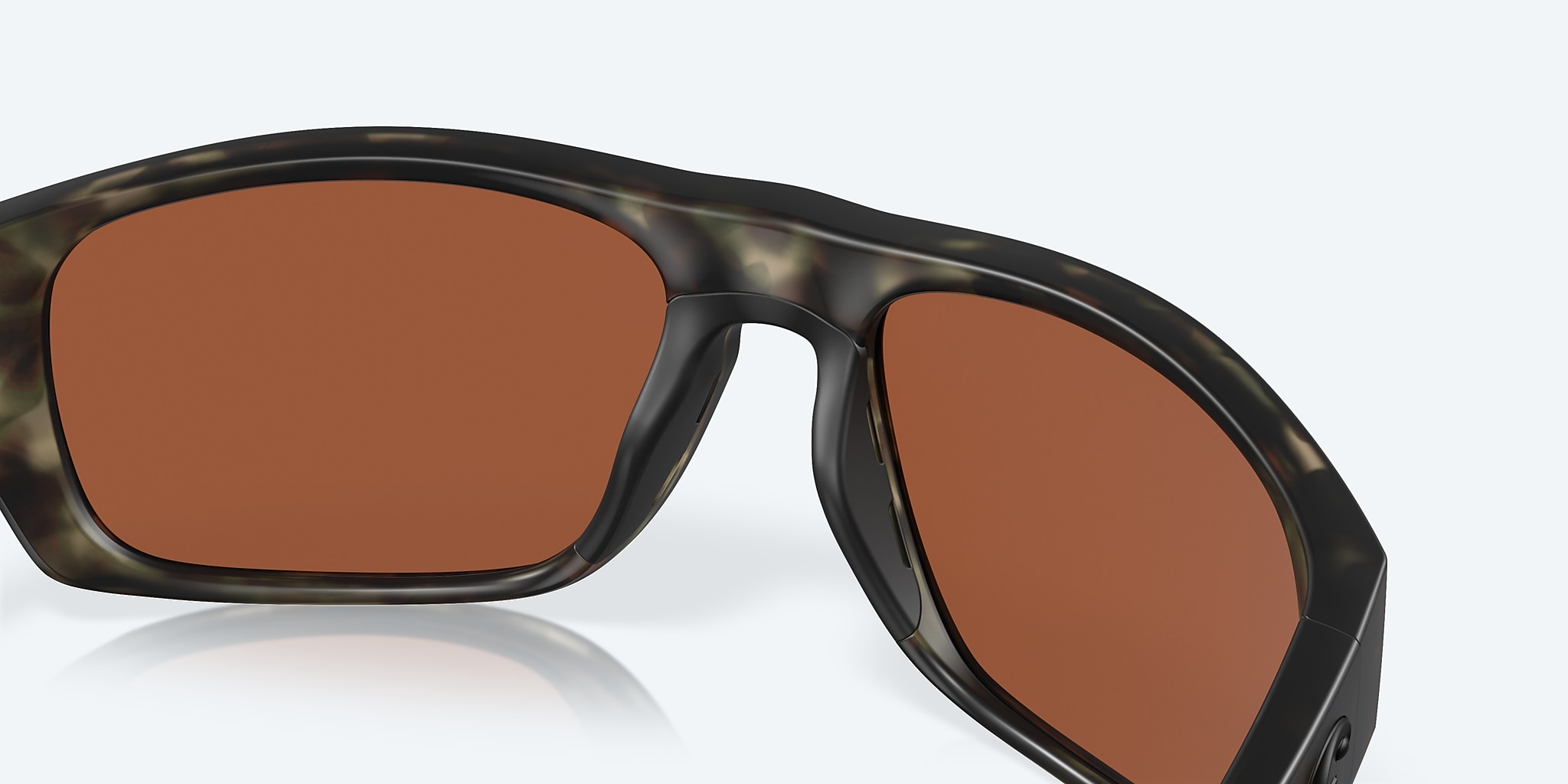 Sunglasses Costa Tico XL (60-17) with Green Mirror lens and Matte Wetlands frame Image 7 of 7