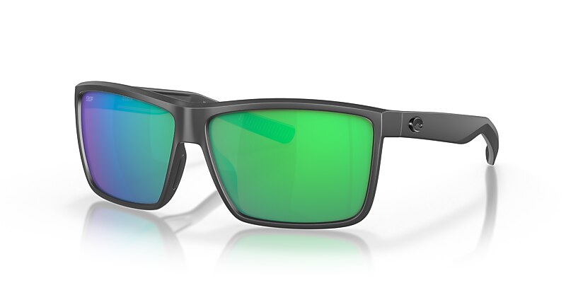 Costa Rinconcito M (60-12) with Green Mirror lenses and Matte Gray