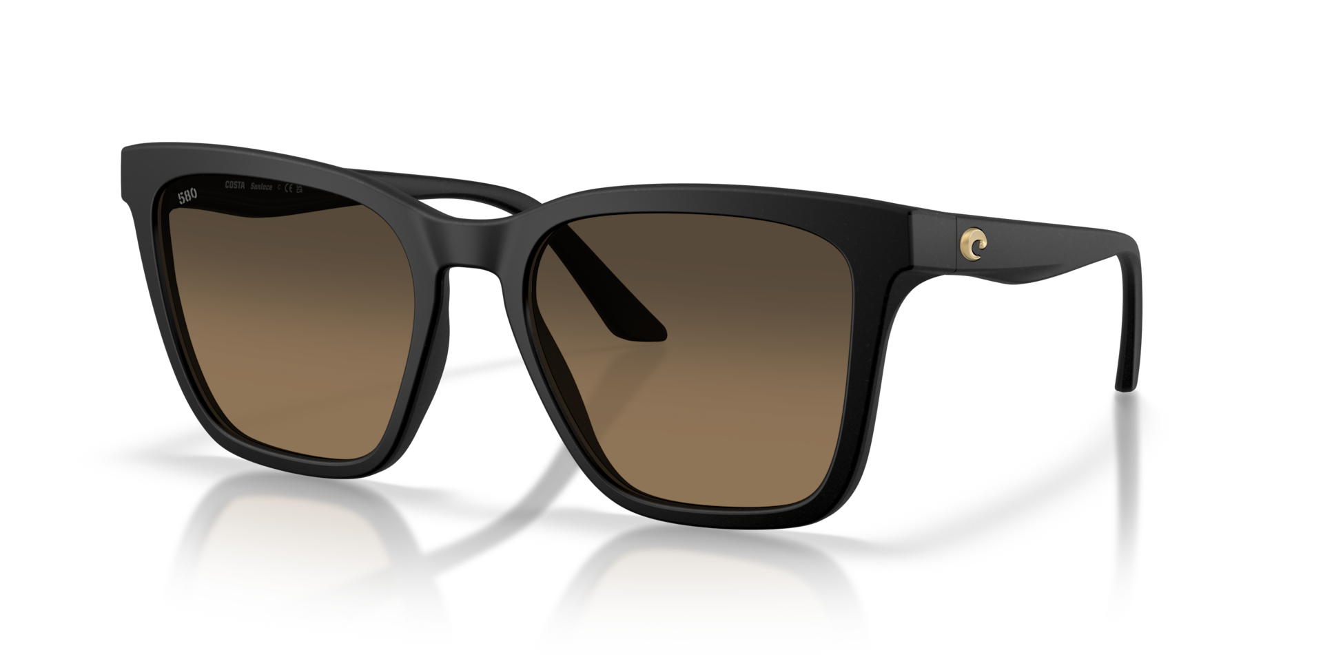 Costa Del Mar Lifestyle Sunlace Women's Netplus Black Frame Copper Gradient 580G Polarized Lens Sunglasses 06S9142-91420355