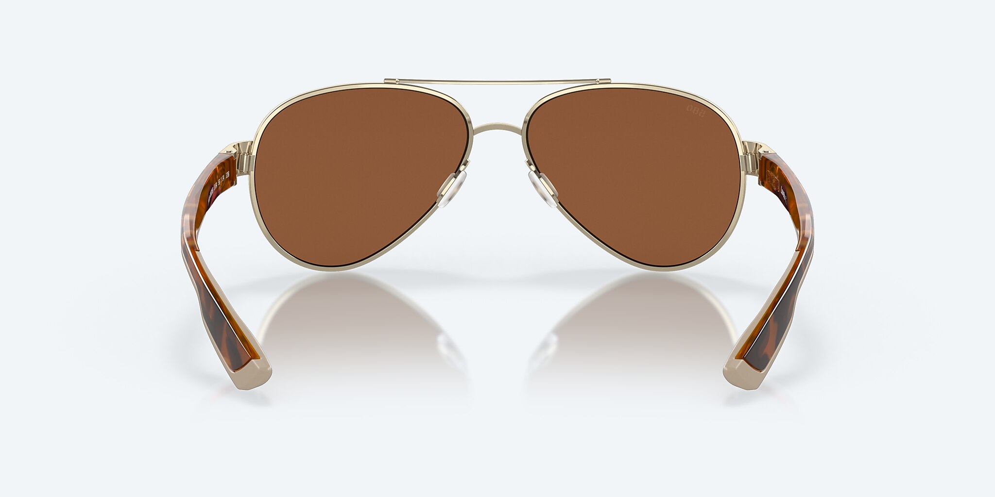 Lunettes de soleil Costa Loreto M (56-14) avec Cuivre verre et Or rose monture Image 4 de 8