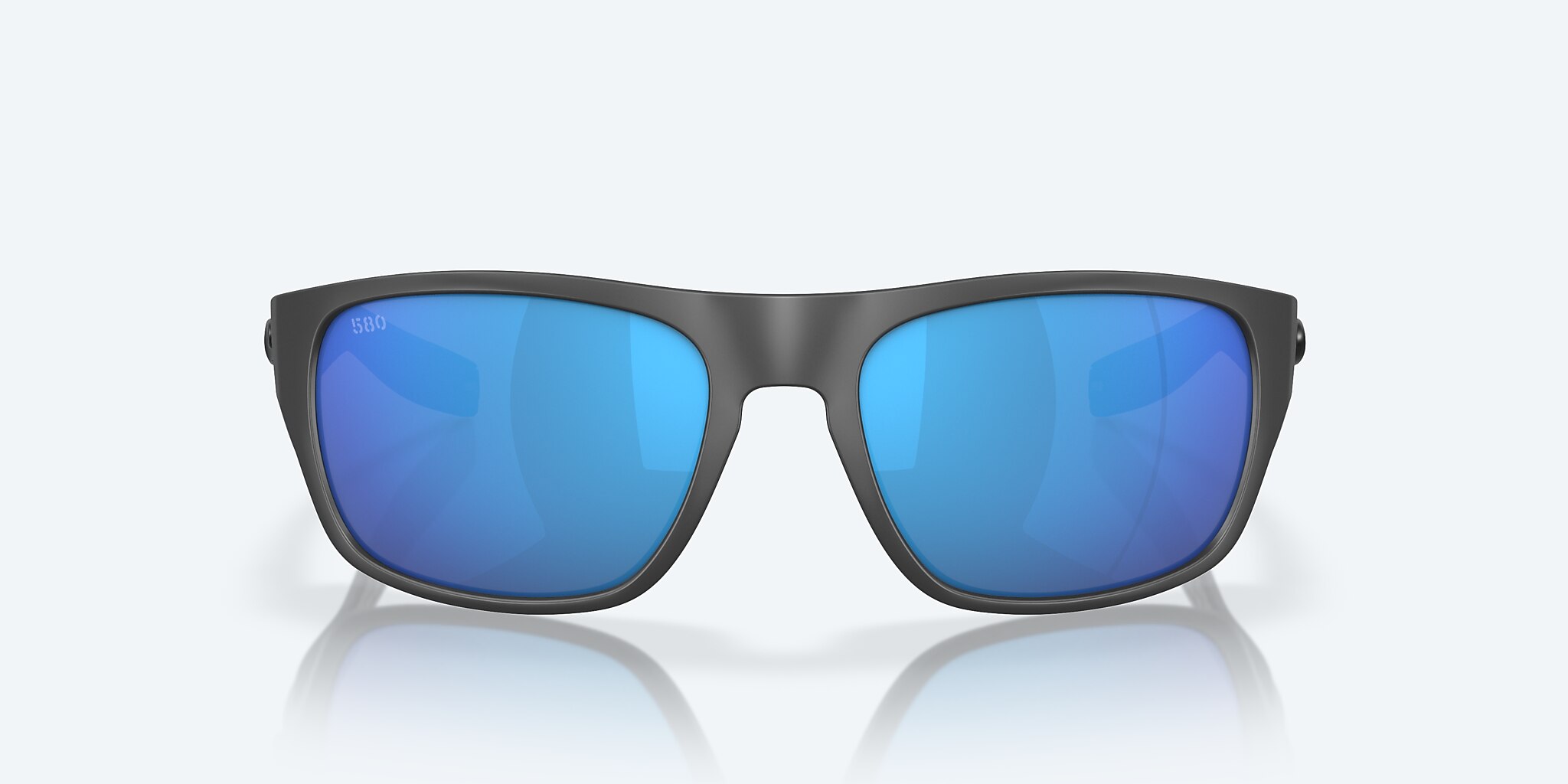 Sunglasses Costa Tico XL (60-17) with Blue Mirror lens and Matte Gray frame Image 2 of 7