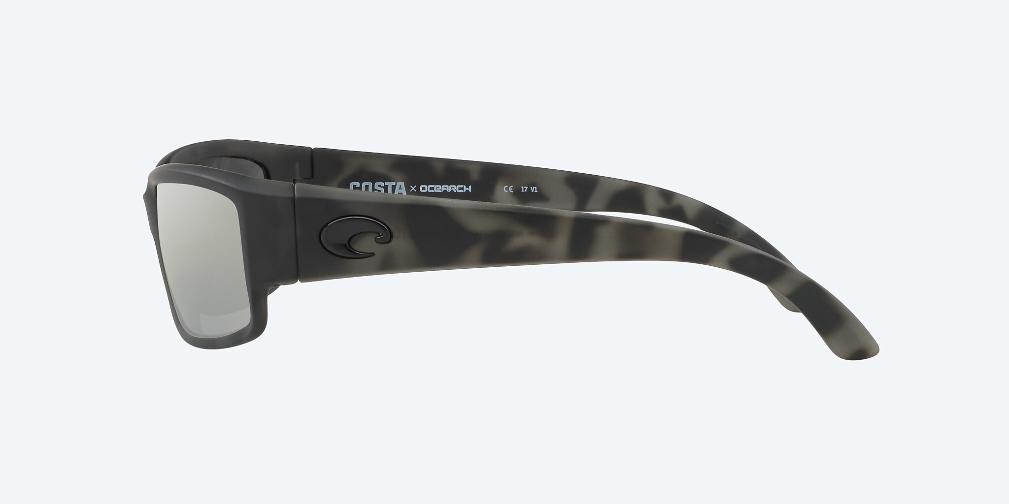 Lunettes de soleil Costa Ocearch® Caballito M (59-15) avec Gris argenté verre et Requin-tigre Ocearch monture Image 3 de 4