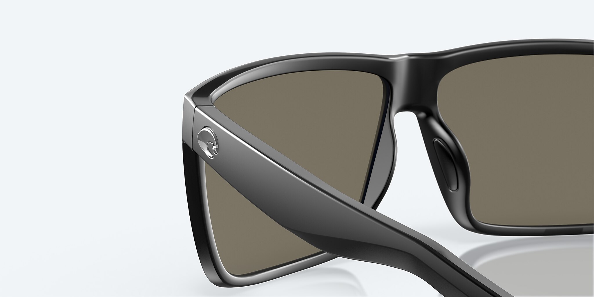 Sunglasses Costa Rincon L (63-11) with Blue Mirror lens and Matte Black frame Image 6 of 8