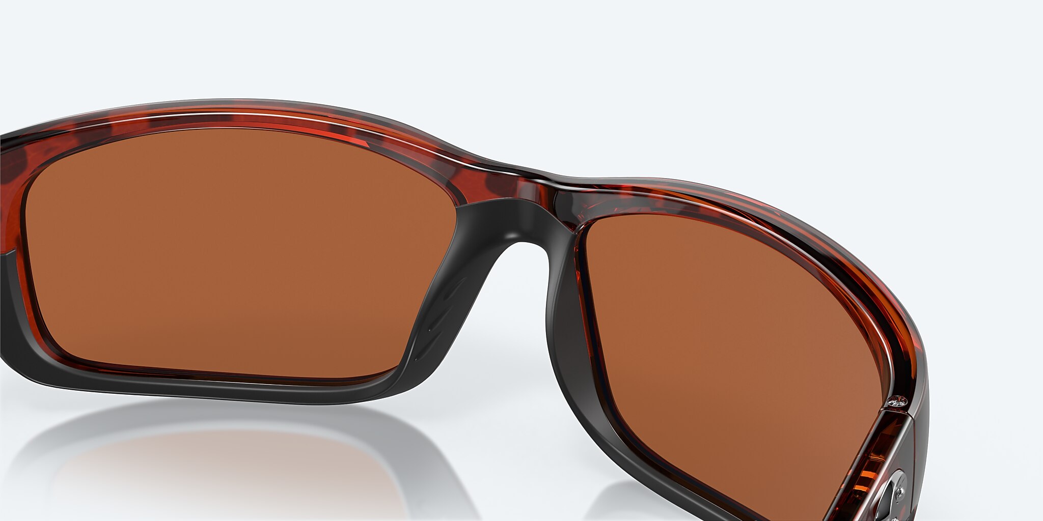 Sunglasses Costa Jose L (62-16) with Green Mirror lens and Tortoise frame Image 7 of 8