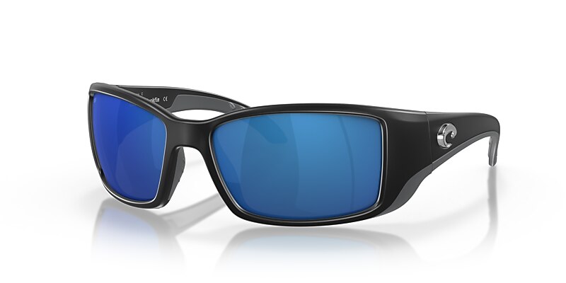 Costa Blackfin L (62-17) with Blue Mirror lenses and Matte Black