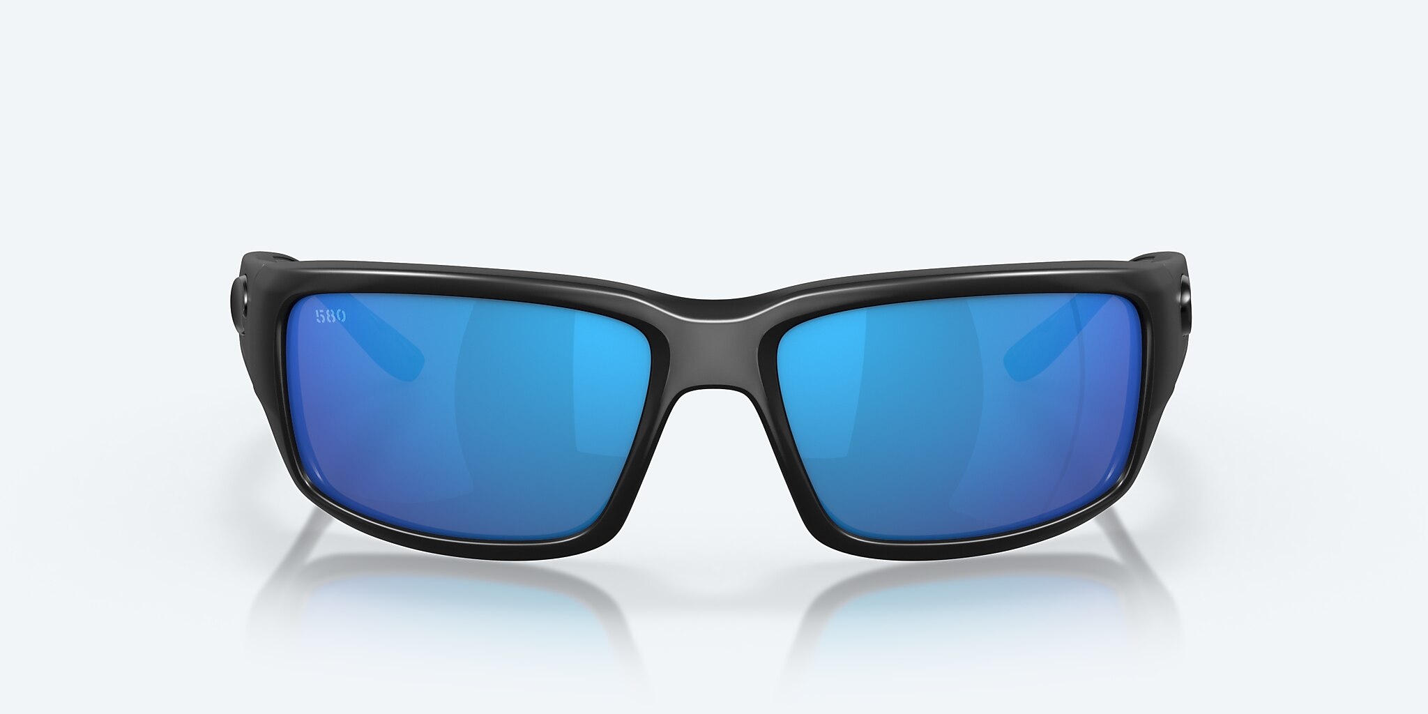 Sunglasses Costa Fantail M (59-14) with Blue Mirror lens and Blackout frame Image 2 of 7