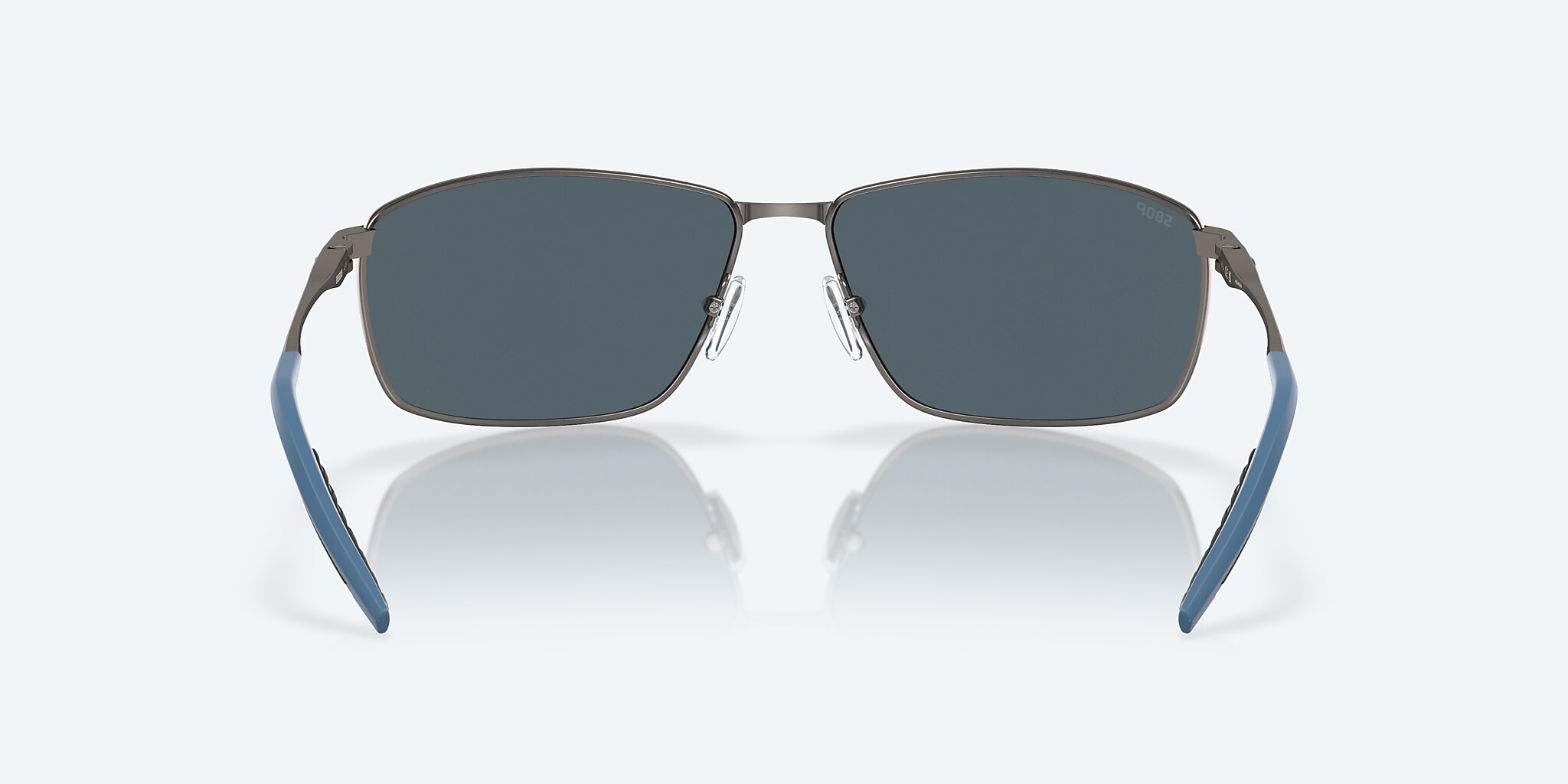 Sunglasses Costa Turret L (63-15) with Gray Silver Mirror lens and Matte Dark Gunmetal frame Image 4 of 7