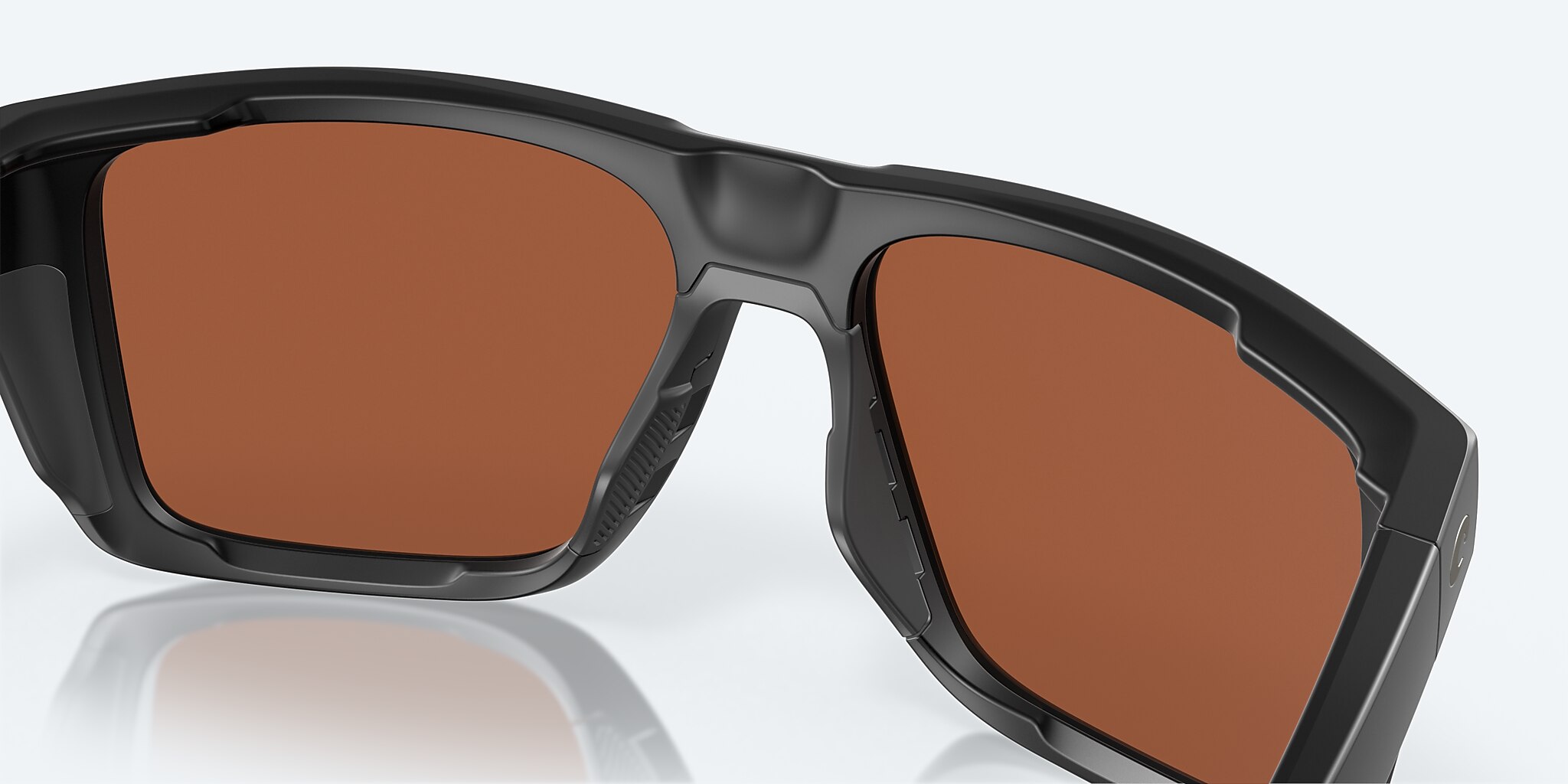 Sunglasses Costa Lido XL (57-16) with Green Mirror lens and Matte Black frame Image 8 of 9
