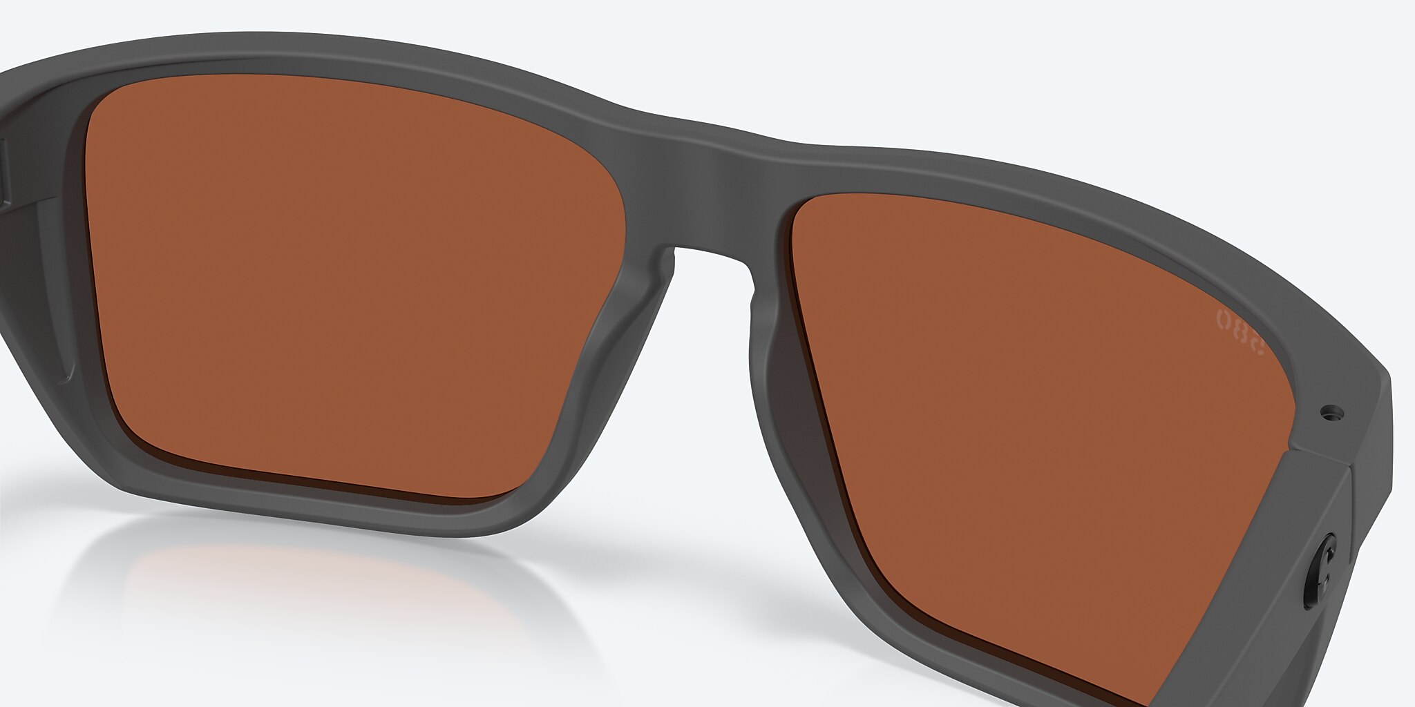 Sunglasses Costa Tavi XXL (61-15) with Green Mirror lens and Netplus Dark Grey frame Image 8 of 8