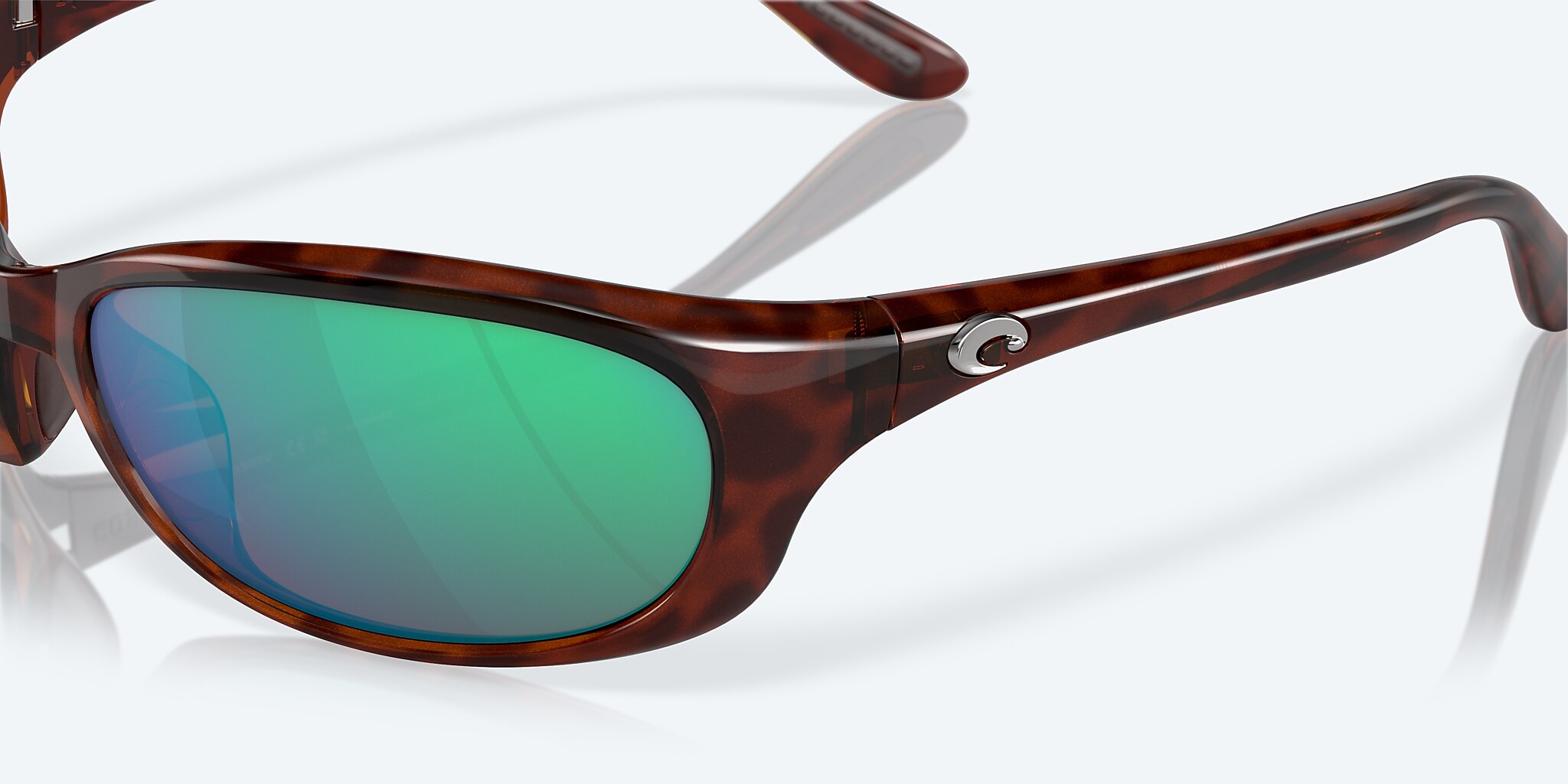 Lentes de Sol Costa Harpoon S (61-18) con Verde Espejado lente y Tipo Carey montura Imagen 6 de 7