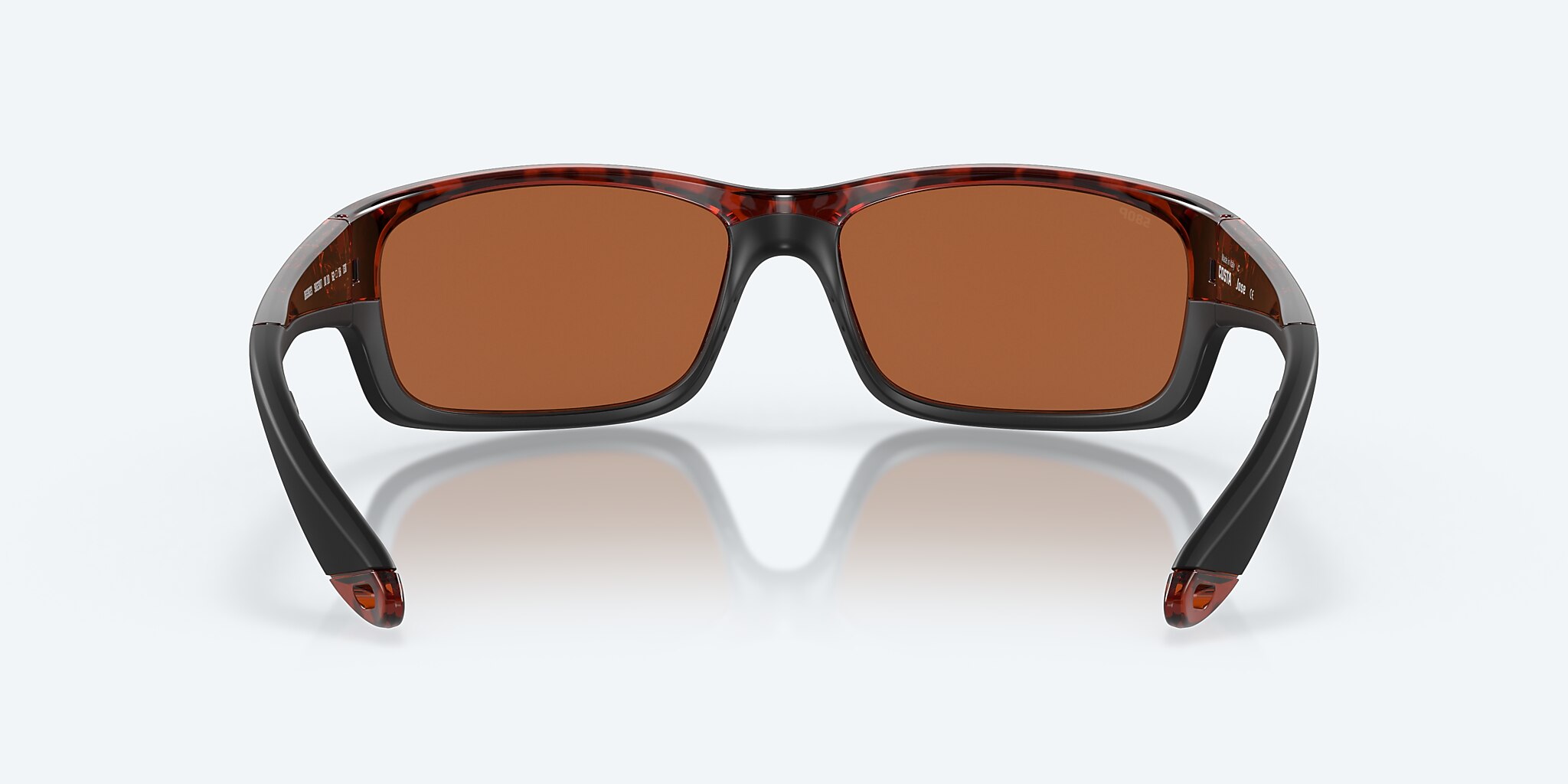 Sunglasses Costa Jose L (62-16) with Green Mirror lens and Tortoise frame Image 4 of 8