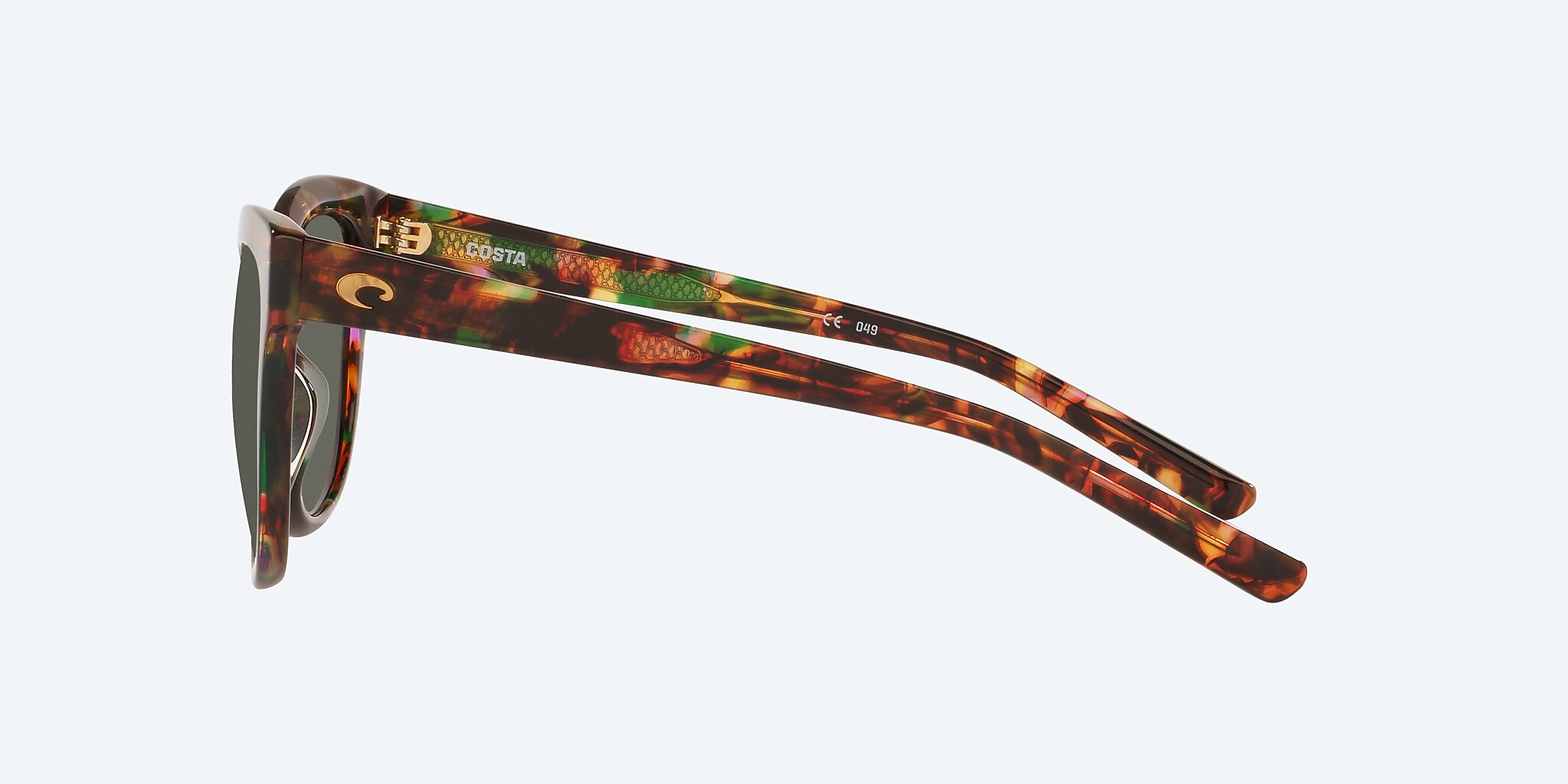 Sunglasses Costa Bimini M (55-19) with Gray lens and Shiny Abalone frame Image 3 of 4