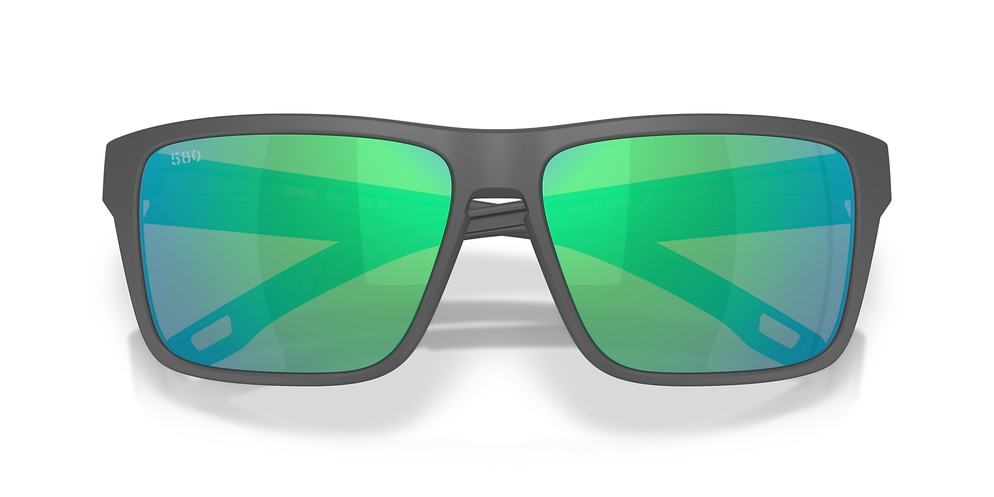 Costa Tavi XXL (61-15) with Green Mirror lenses and Netplus Dark