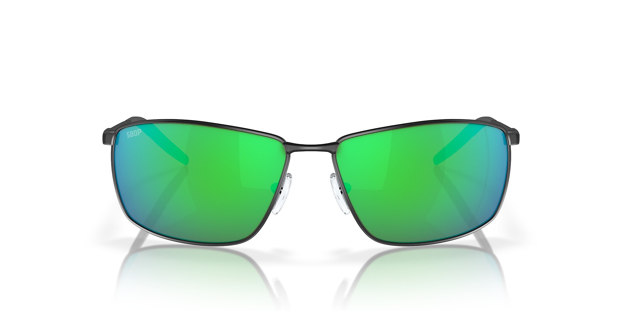Costa Turret L (63-15) with Green Mirror lenses and Matte Black