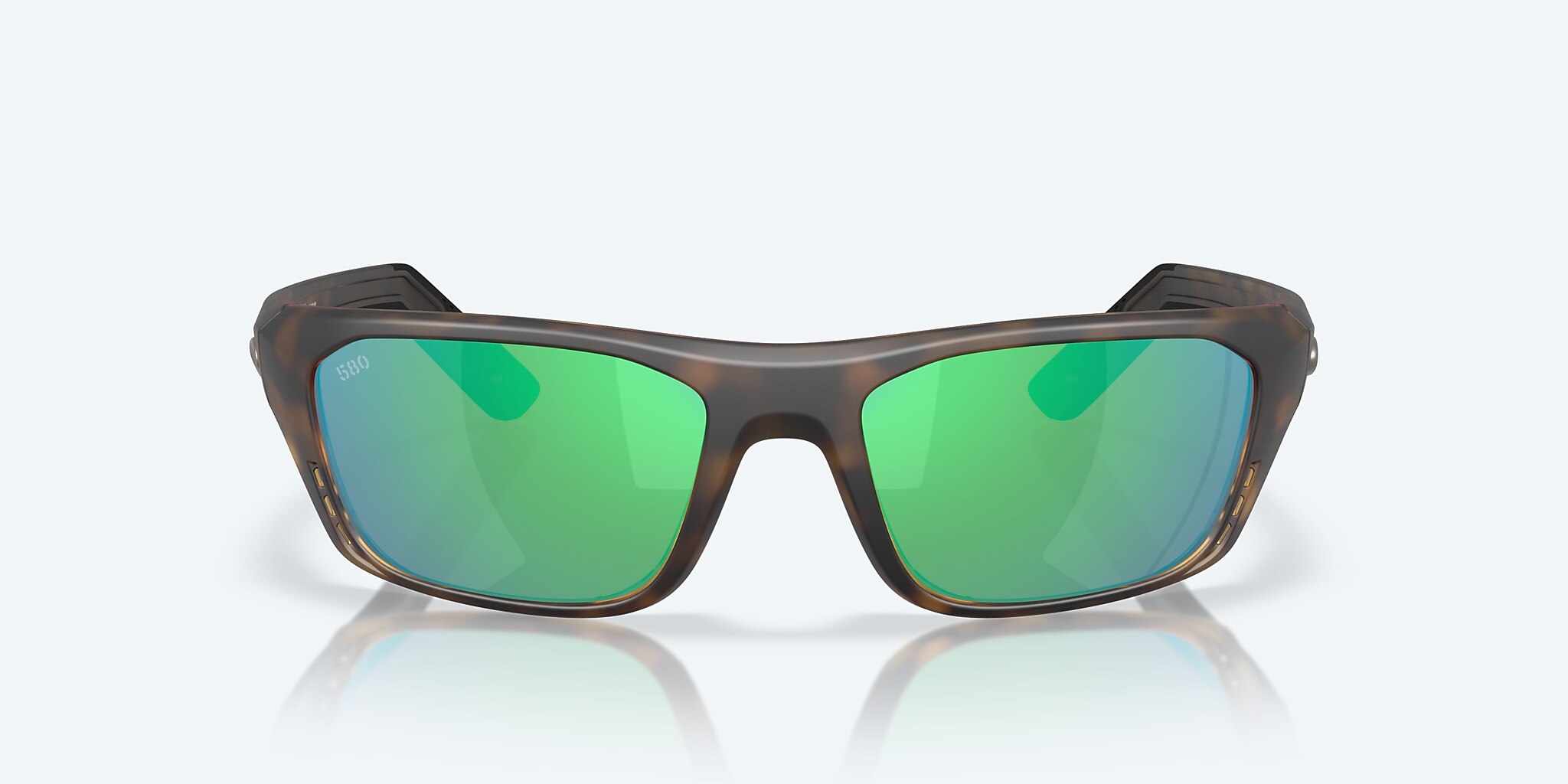 Sunglasses Costa Whitetip PRO M (57-18) with Green Mirror lens and Matte Tortoise frame Image 2 of 7